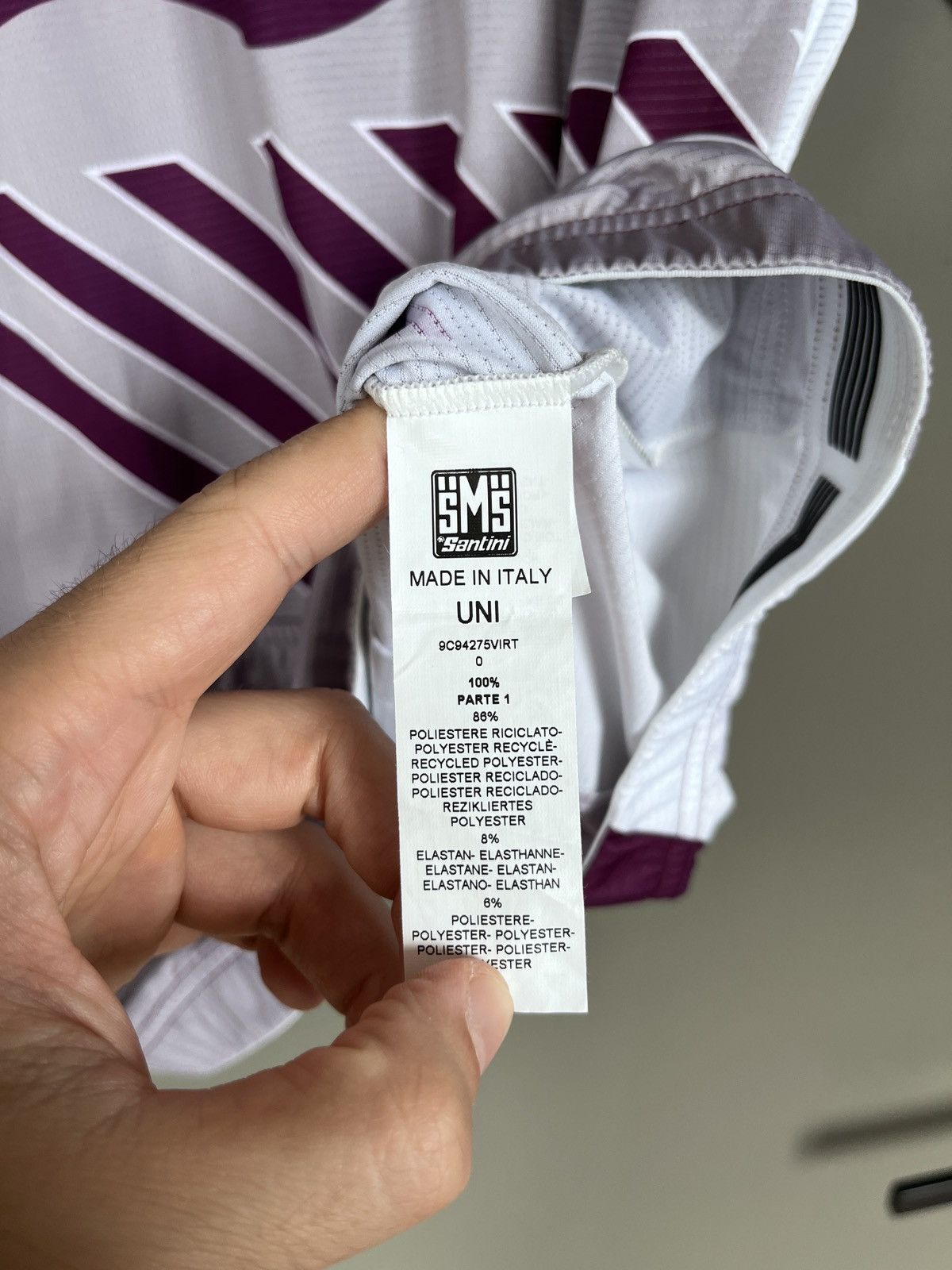 Other Santini SMS Twerenbold Cycling Jersey Size US L / EU 52-54 / 3 - 9 Thumbnail