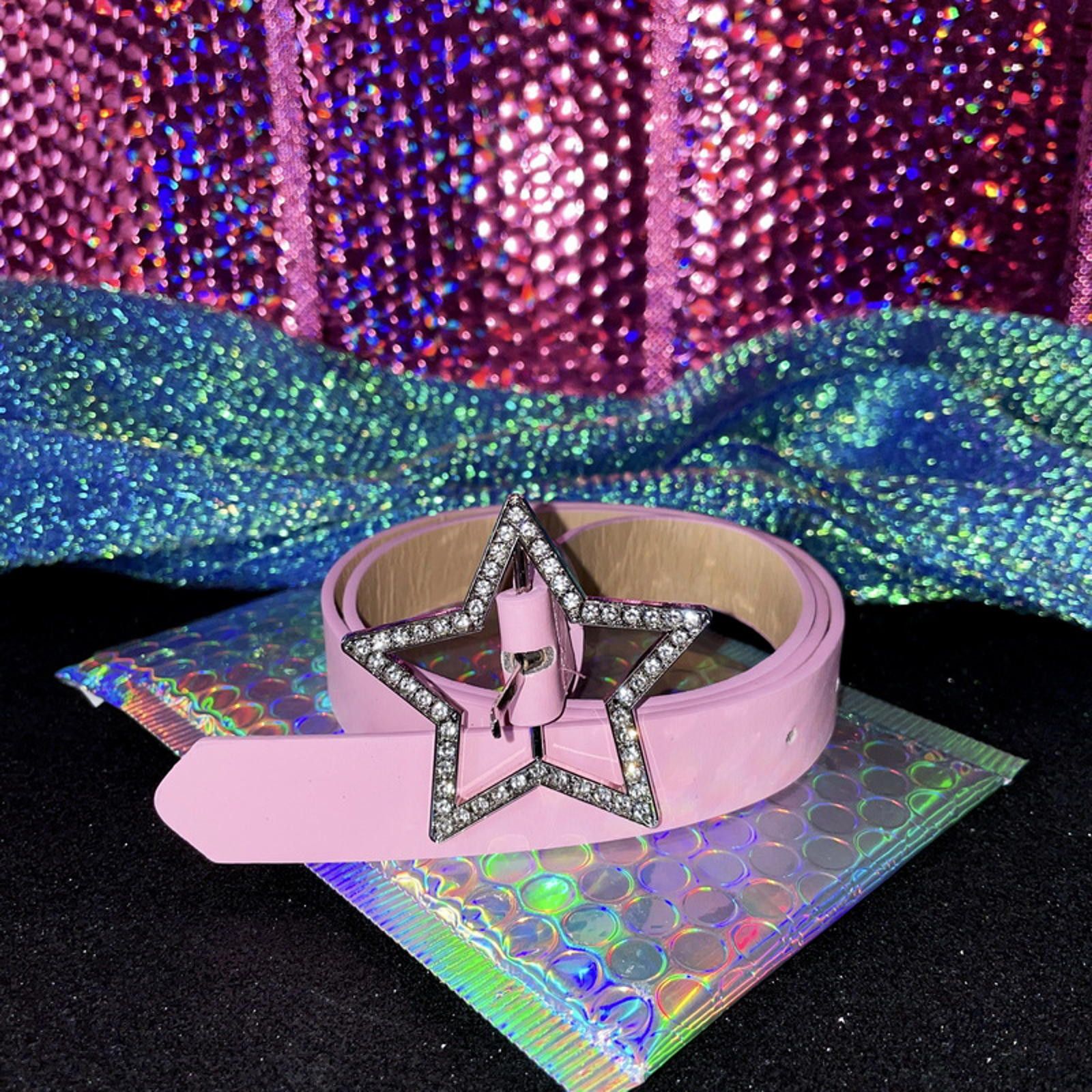 The Unbranded Brand Millennium Spicy Girl Y2K Star Belt Niche Size ONE SIZE - 11 Thumbnail