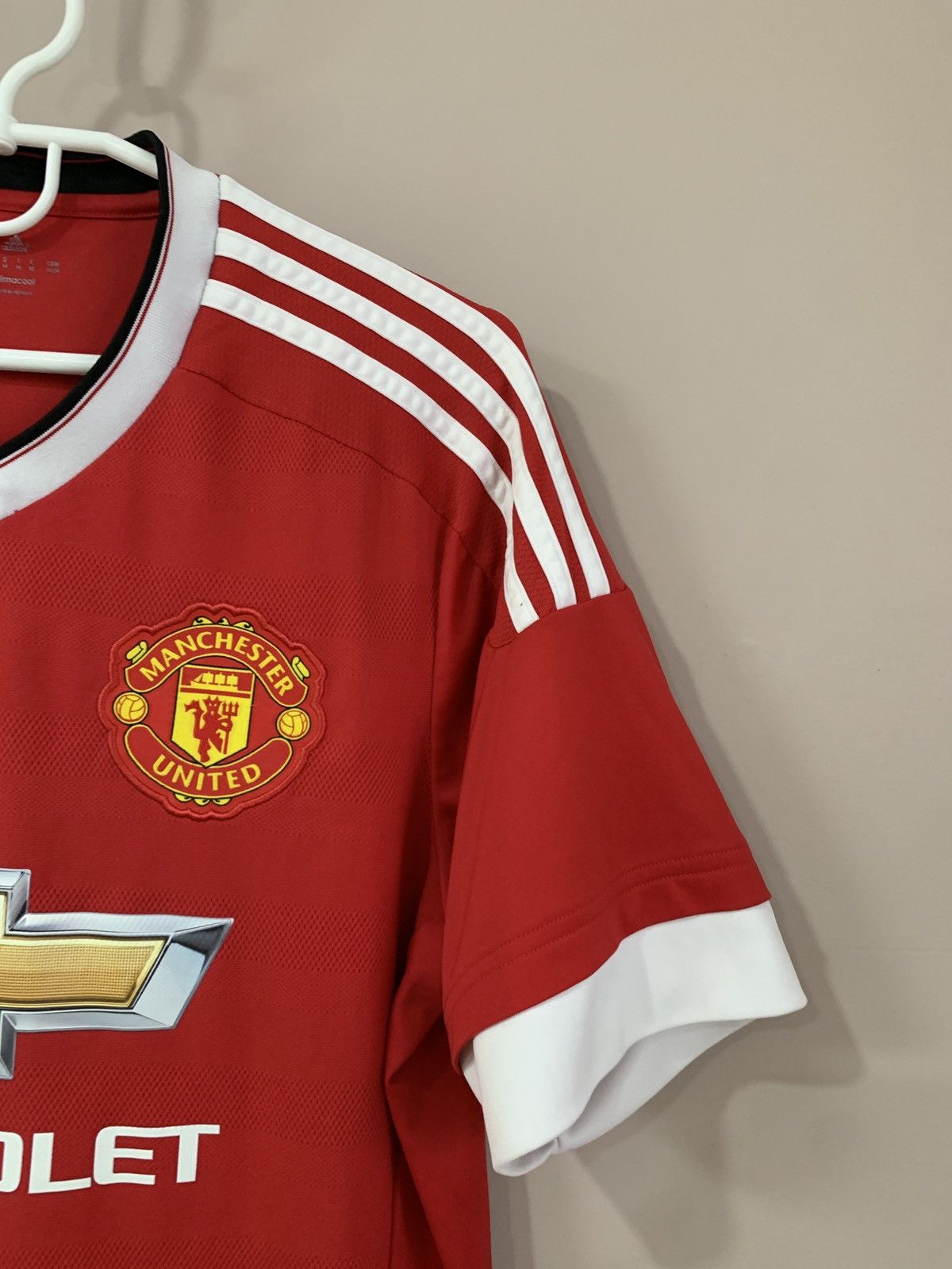 Adidas Manchester United 2015 2016 home adidas shirt jersey soccer Size US M / EU 48-50 / 2 - 4 Thumbnail