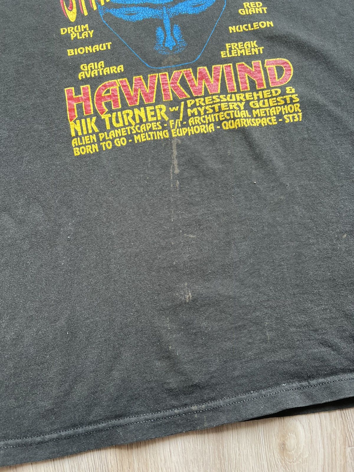 Lee × Vintage Vintage 1997 Strange Daze Hawkwind Tour T-Shirt Tee Size US XL / EU 56 / 4 - 3 Thumbnail