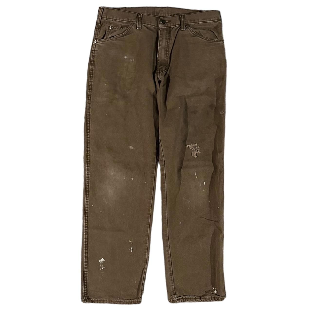 Dickies Vintage Brown Dickies Painters Pants Size US 34 / EU 50 - 1 Preview