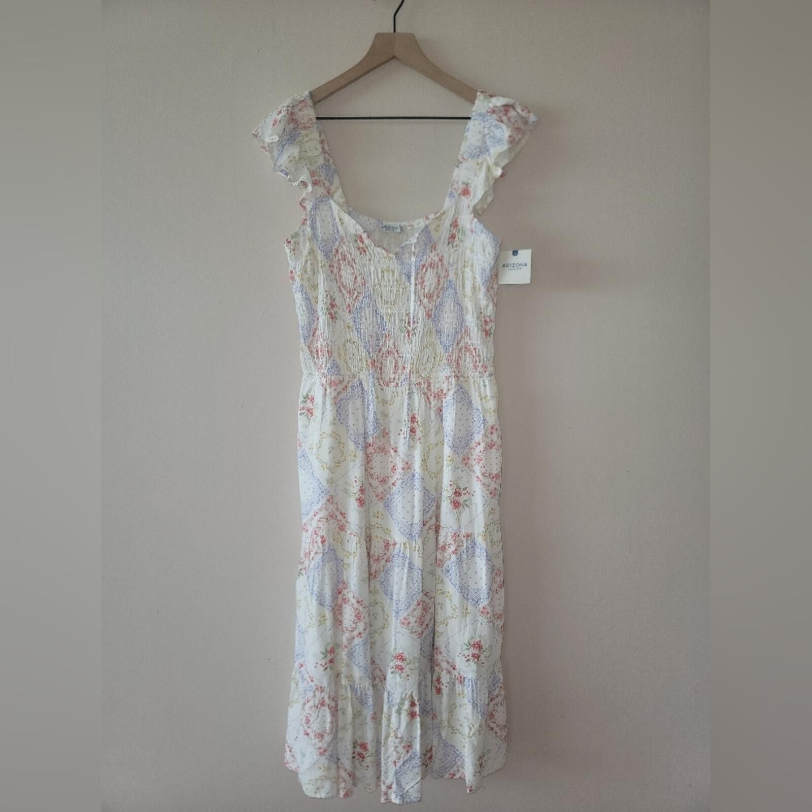 Other Arizona Jean Company Floral Patchwork Dress - Multicolor NWT Size XXL / US 16-18 / IT 52-54 - 4 Thumbnail