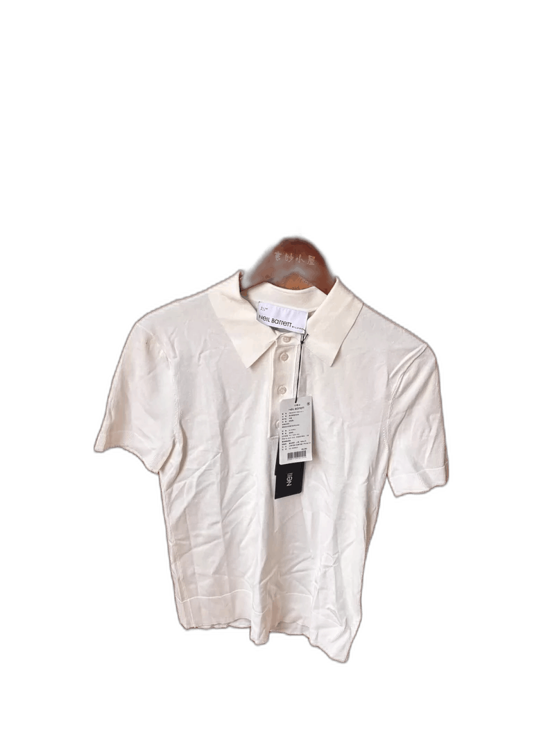 Thom Browne Neil Barrett Men's Knit Polo Shirt XS Size US XS / EU 42 / 0 - 1 Thumbnail