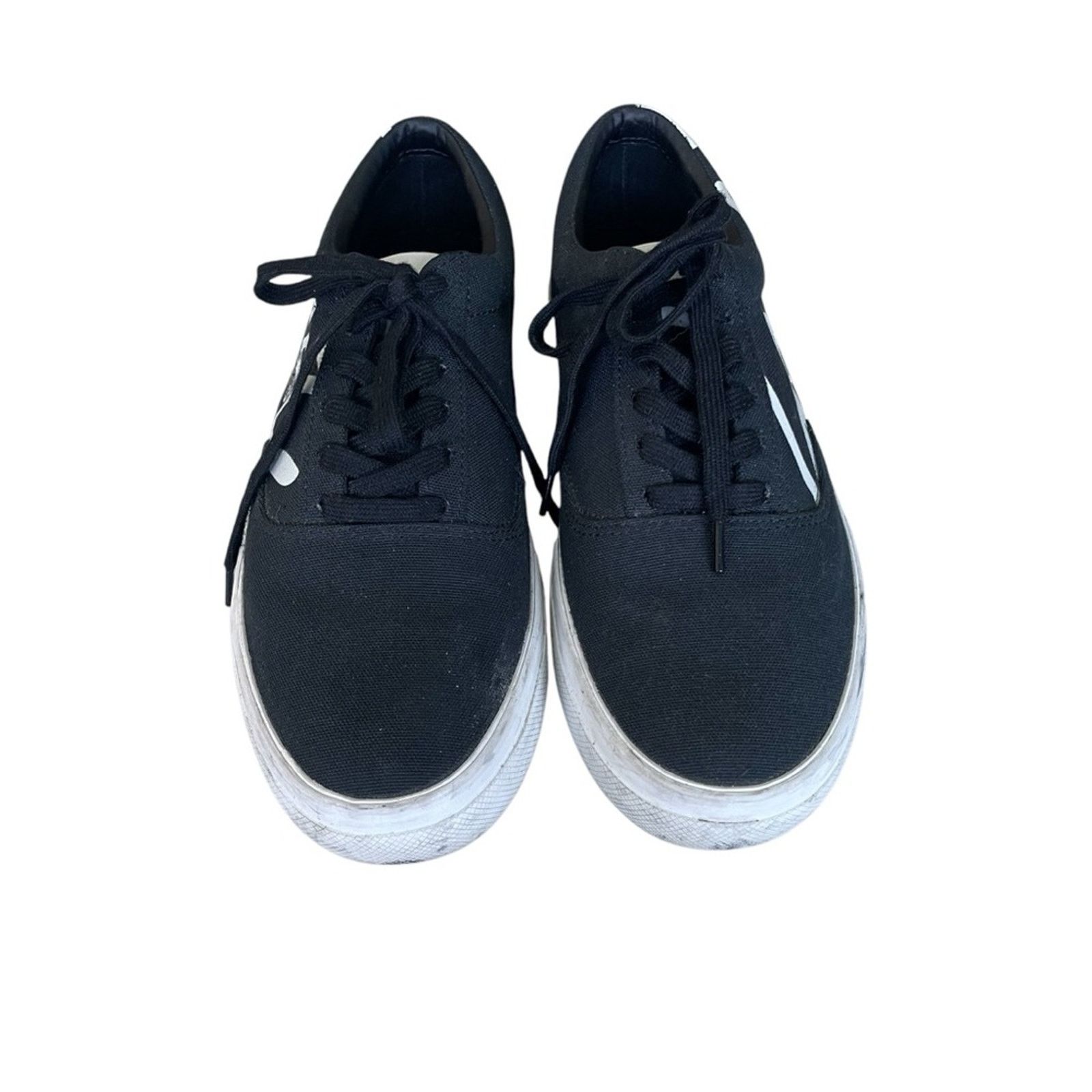 Lacoste Lacoste Jump Serve Lace Up Men Canvas Sneakers Black Size 8 Size US 8 / EU 41 - 10 Thumbnail