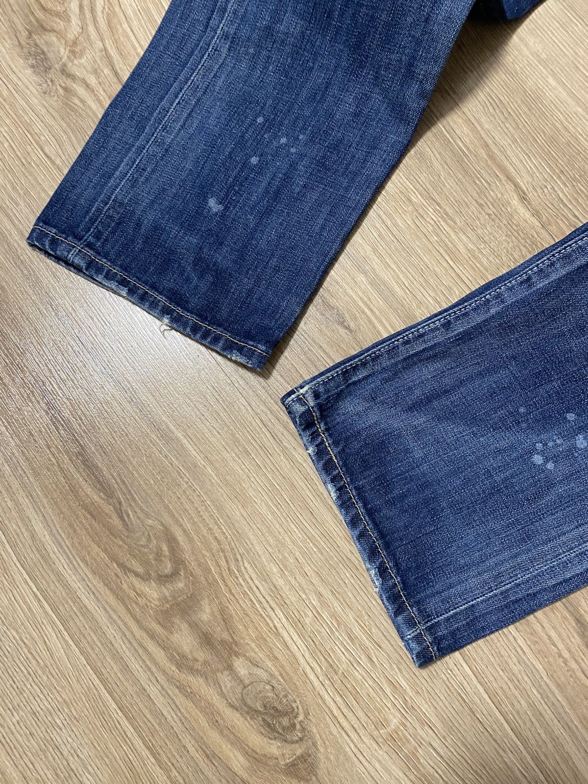 Levi's Levi’s Asian Tag 505 Slim Straight Distressed denim Jeans 34 Size US 34 / EU 50 - 3 Thumbnail