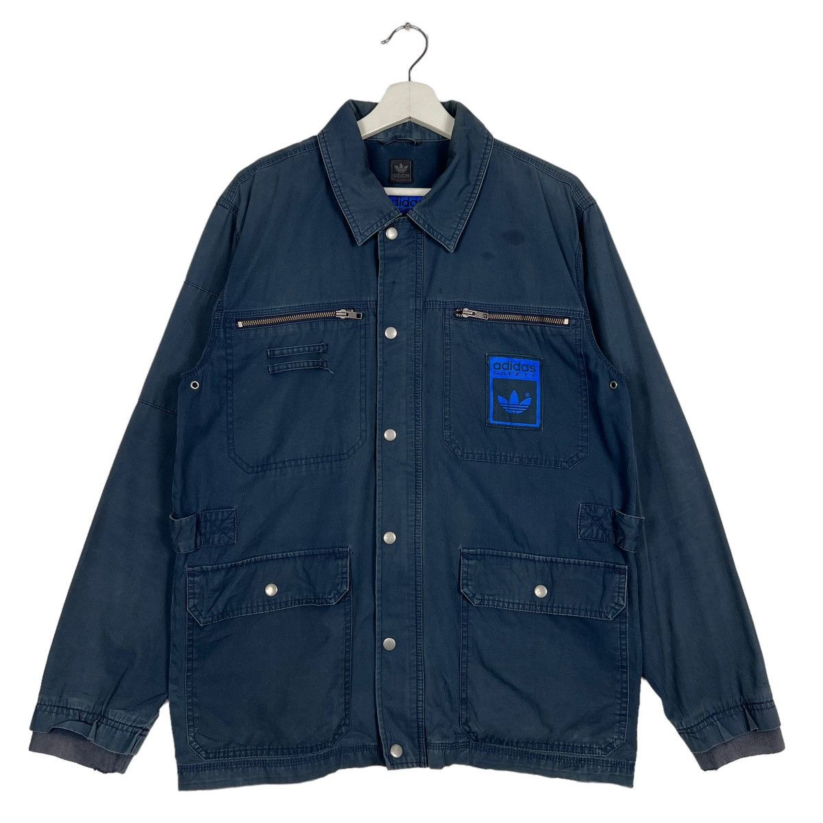 Adidas 🔥 VINTAGE ADIDAS SAFETY CARGO UTILITY JACKET Size US M / EU 48-50 / 2 - 1 Thumbnail