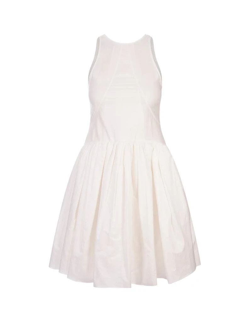 Jil Sander o1w1db10825 Short Dress in White Size XL / US 12-14 / IT 48-50 - 1 Thumbnail