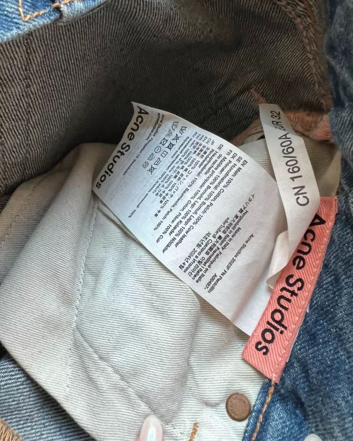Acne Studios Acne studios Mud stained dirty jeans 2412-Nextarrow Size 25" / US 0 / IT 36 - 5 Thumbnail