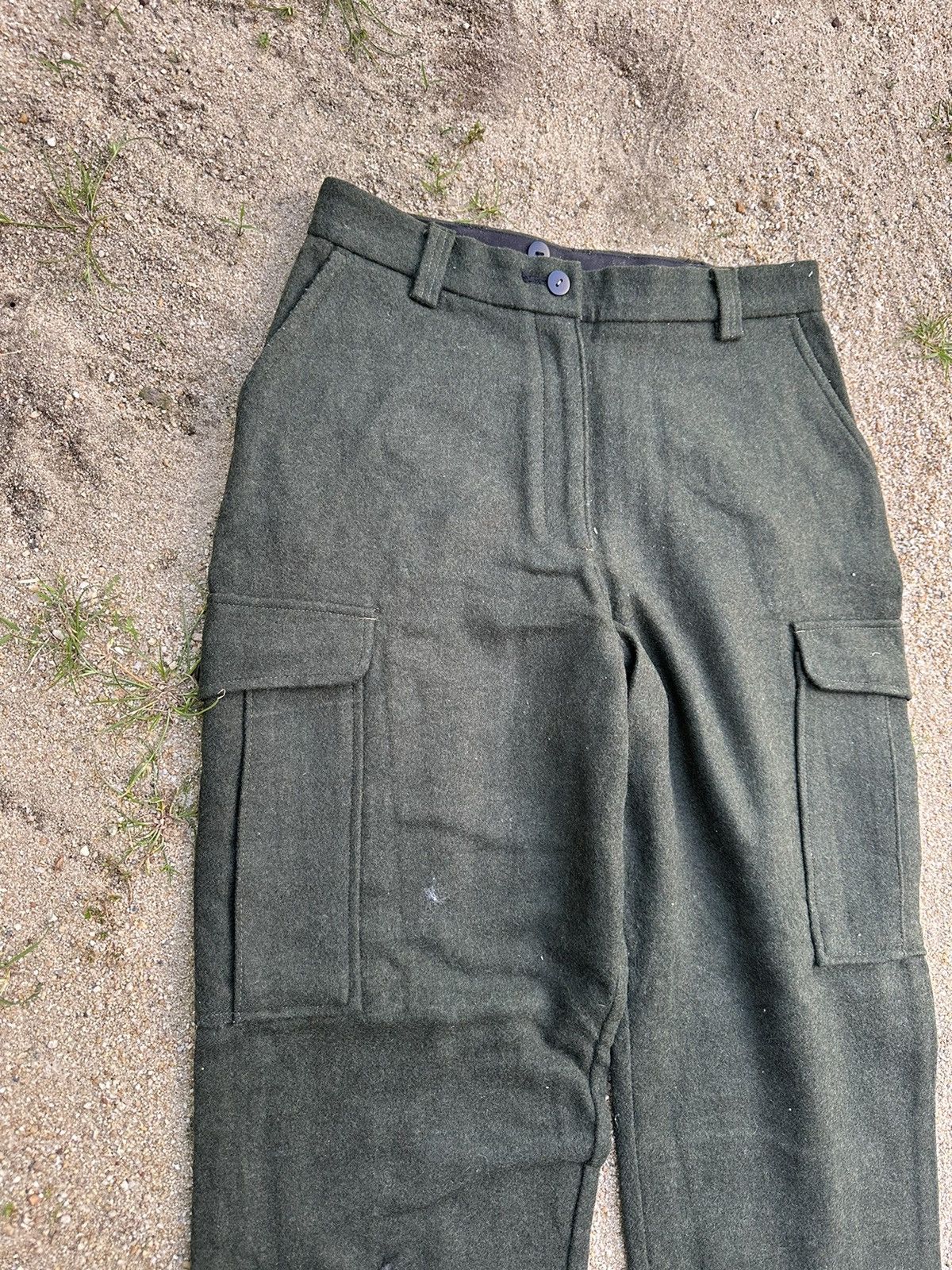 L.L. Bean Vtg L.L Bean Cargo Pants Wool Size US 32 / EU 48 - 4 Thumbnail