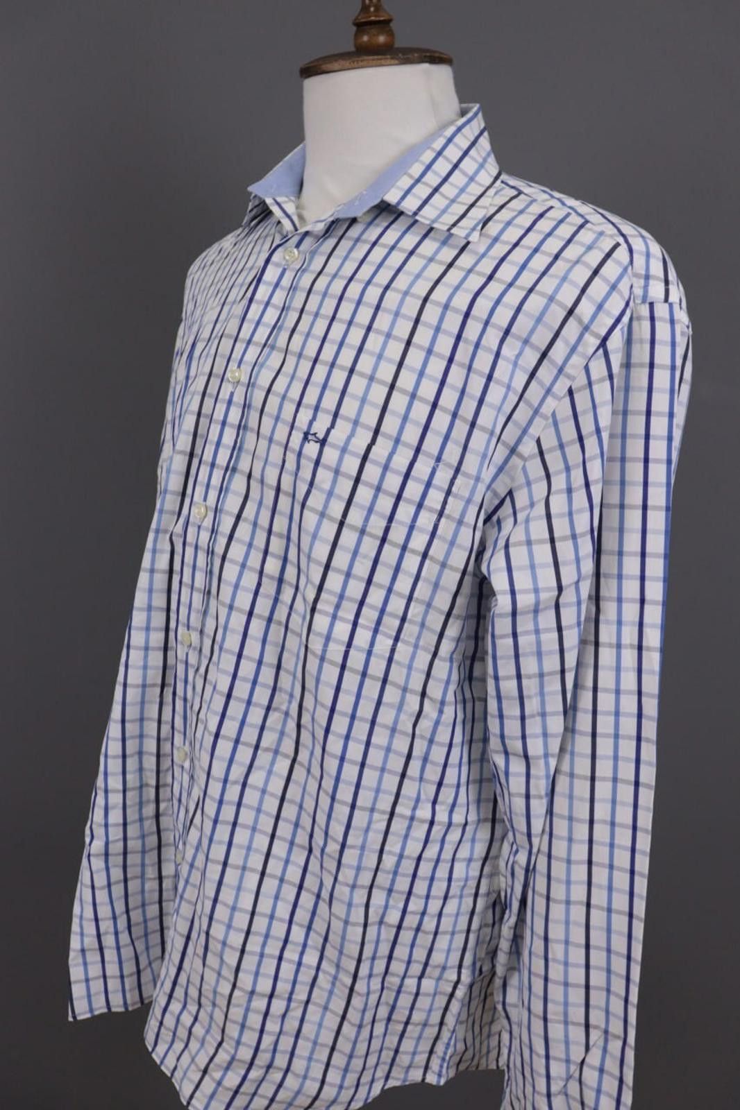 Paul & Shark Paul & Shark Yachting White Check Shirt Size 43 Size US M / EU 48-50 / 2 - 10 Thumbnail