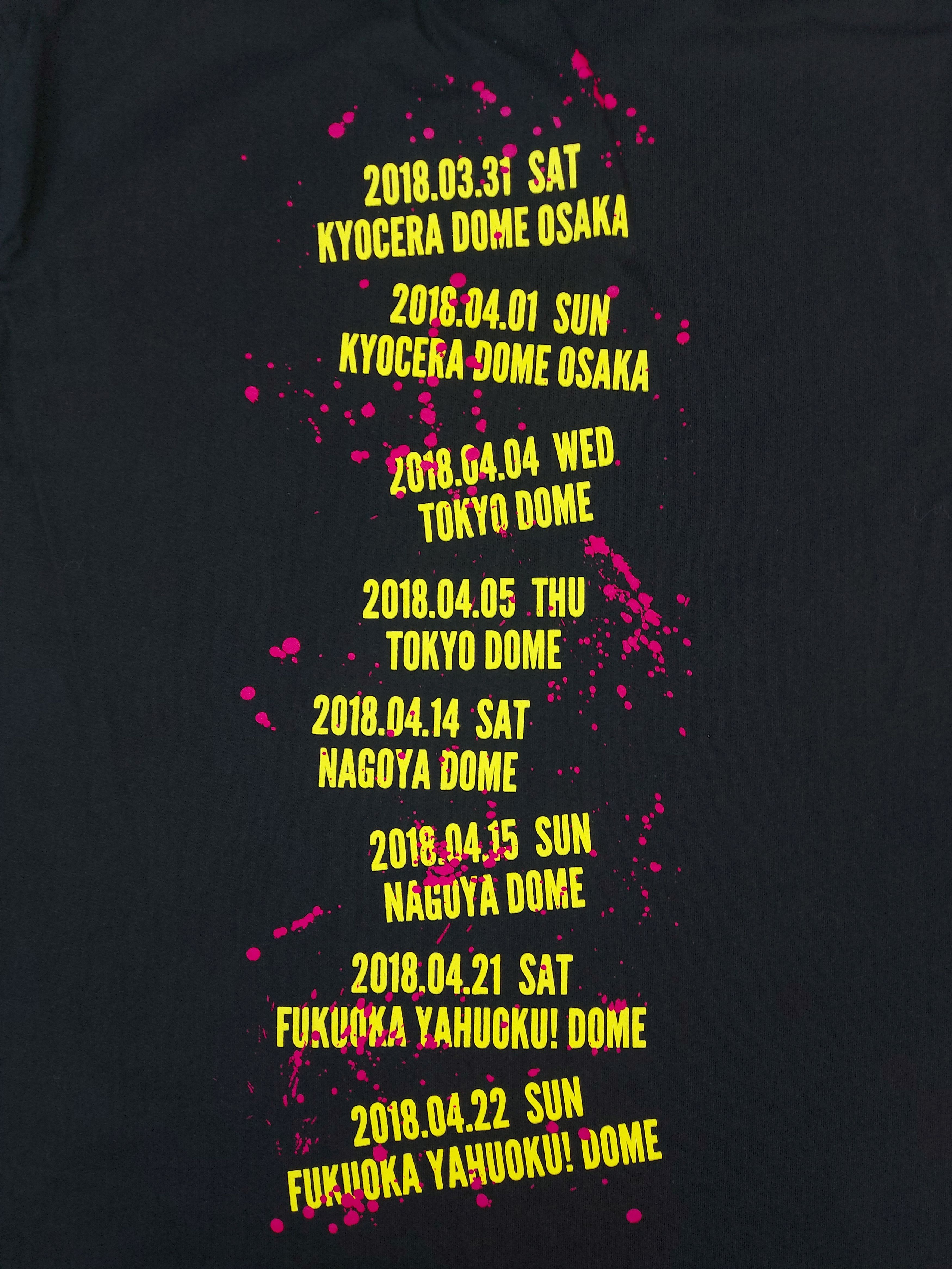 Band Tees × Japanese Brand Official ONE OK ROCK Band Ambitions Japan Dome Tour 2018 TEE Size US M / EU 48-50 / 2 - 9 Thumbnail