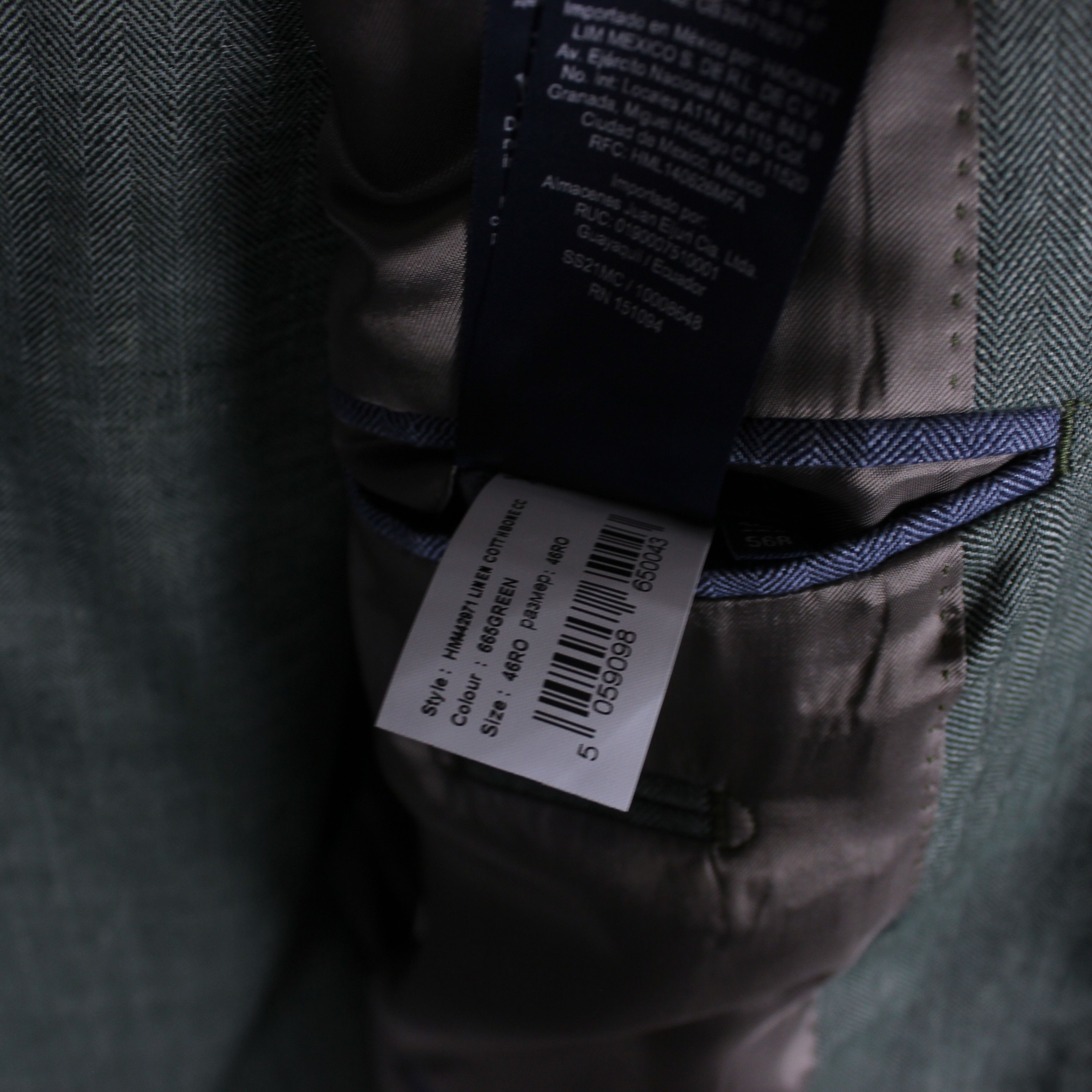 Hackett Hackett blazer linen cotton XL 46R 56R tailoring Size 46R - 6 Thumbnail