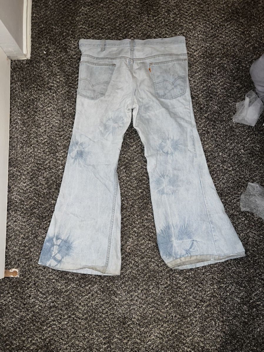 Levi's × Levi's Vintage Clothing Levi’s Vintage 70’s Orange Tab Bellbottoms Size US 31 - 2 Thumbnail