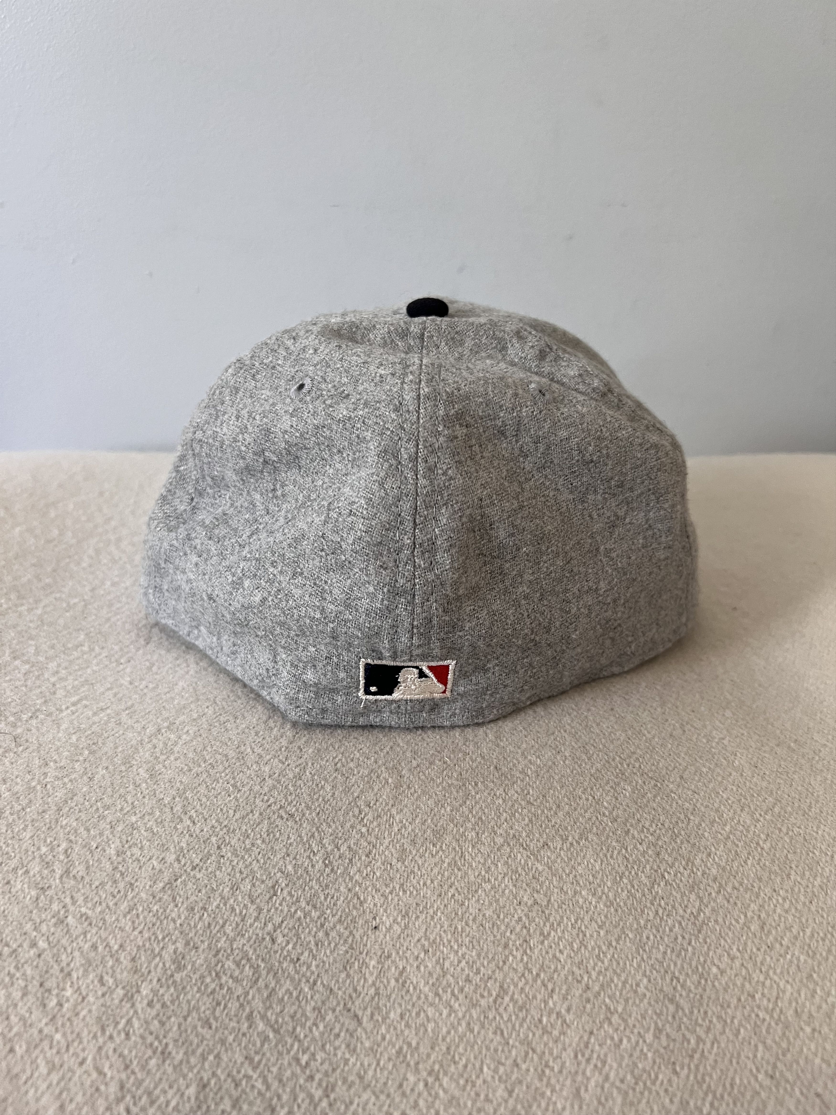 MLB 7 5/8 New Era Chicago White Sox 5950 Wool Fitted Hat in Grey Size ONE SIZE - 4 Thumbnail