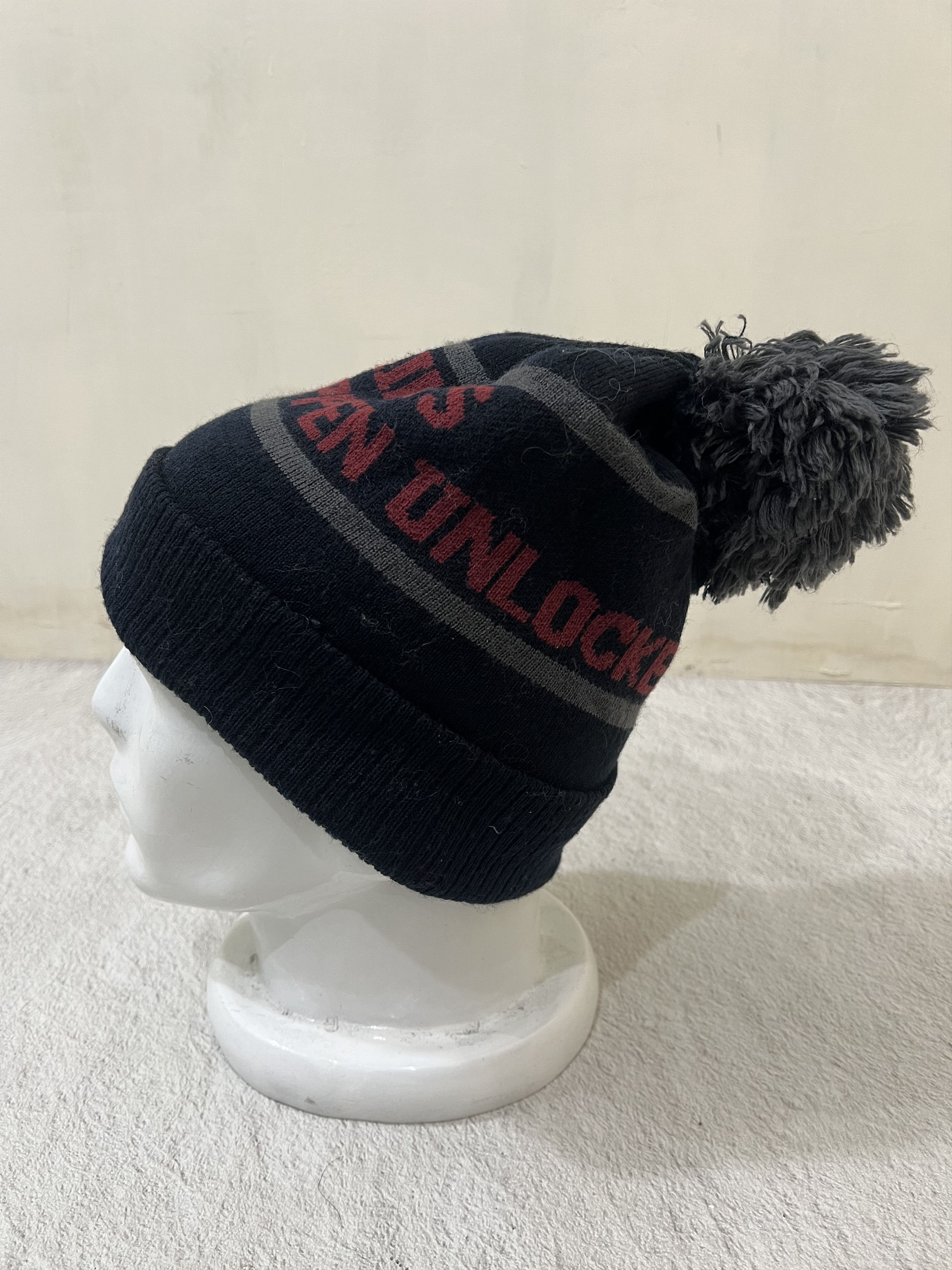 Japanese Brand 2000s Pierre Balmain Poem Knit Beanie Hat y2k Lgb Ifsix Size ONE SIZE - 3 Thumbnail