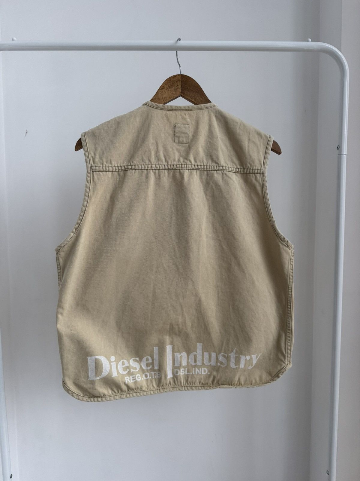 Diesel Vintage Diesel 90s Workwear Vest Utility Canvas Button-Up Size US M / EU 48-50 / 2 - 12 Thumbnail