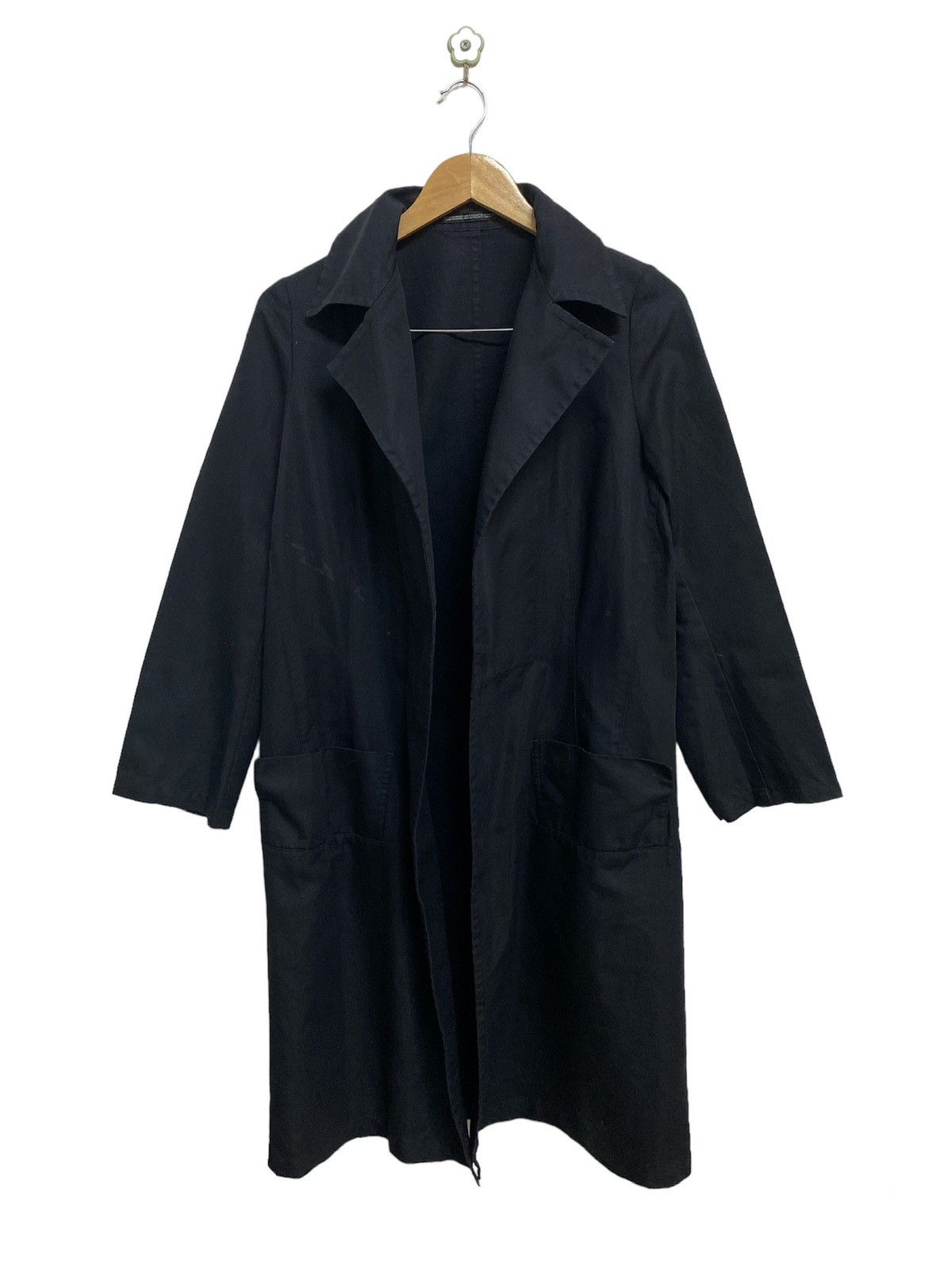 Yohji Yamamoto Vintage Yohji Yamamoto Y's Ramie Long Coat/ Jacket Size US M / EU 48-50 / 2 - 2 Thumbnail