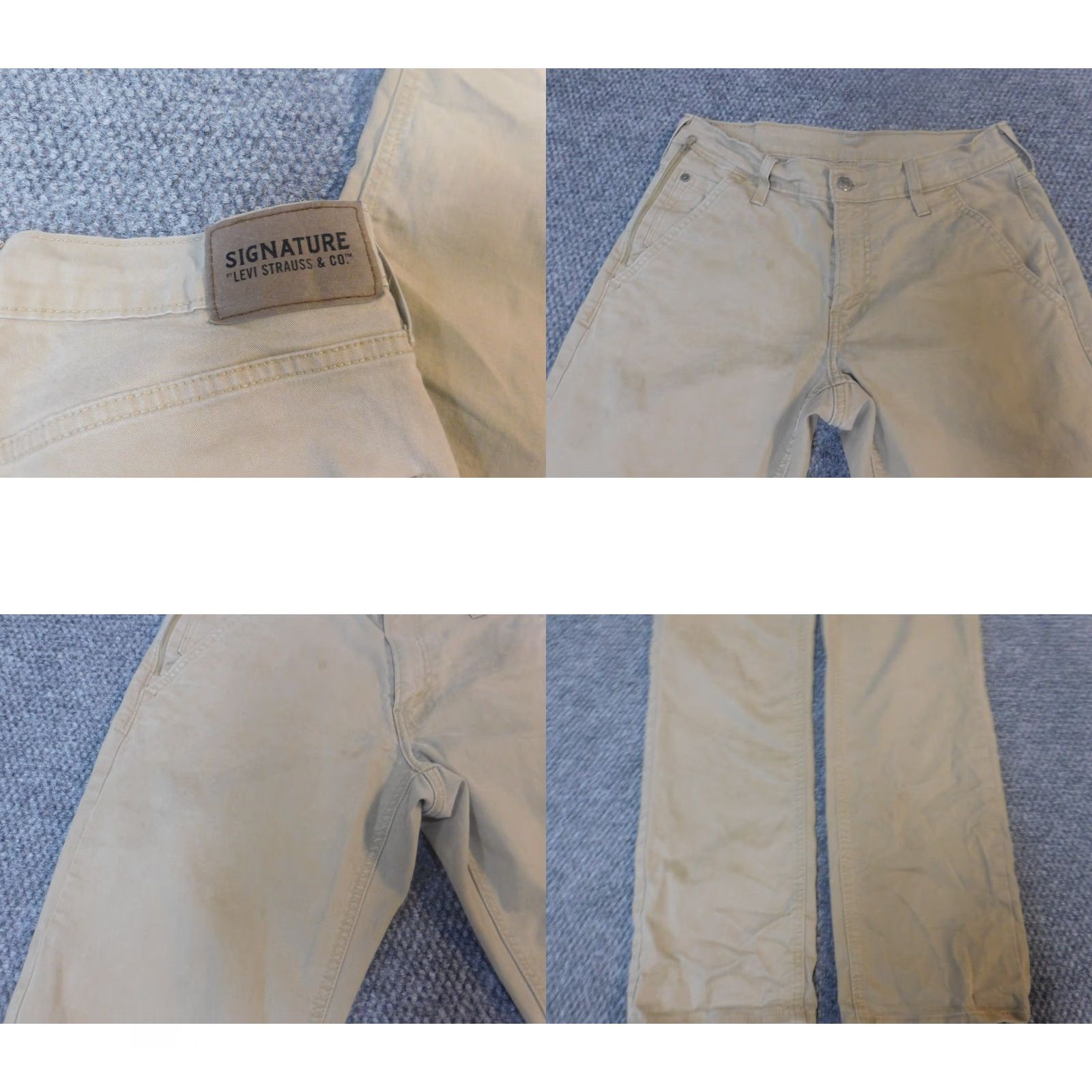 Levi's Levi's Jeans Mens 29x30 Beige Straight Denim Classic Size US 29 - 8 Thumbnail