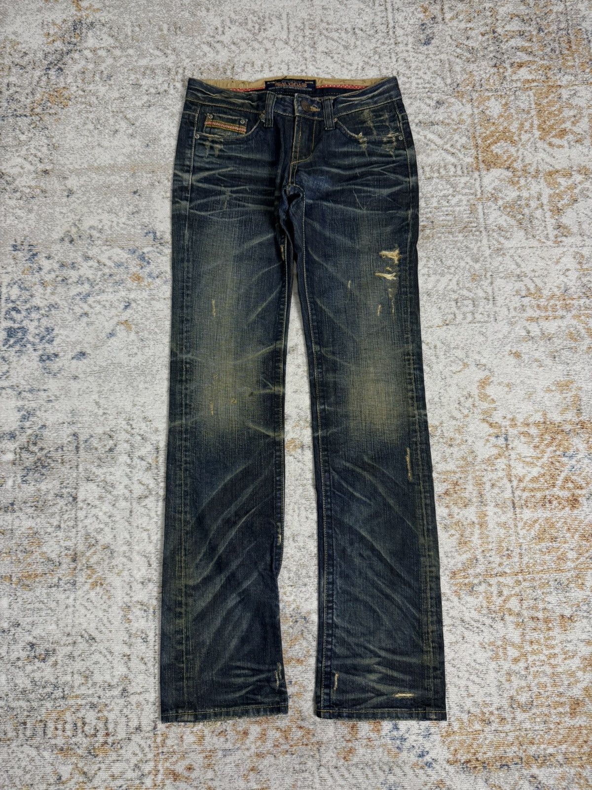 Tornado Mart Robortshous y2k style denim pants Size US 28 / EU 44 - 1 Thumbnail