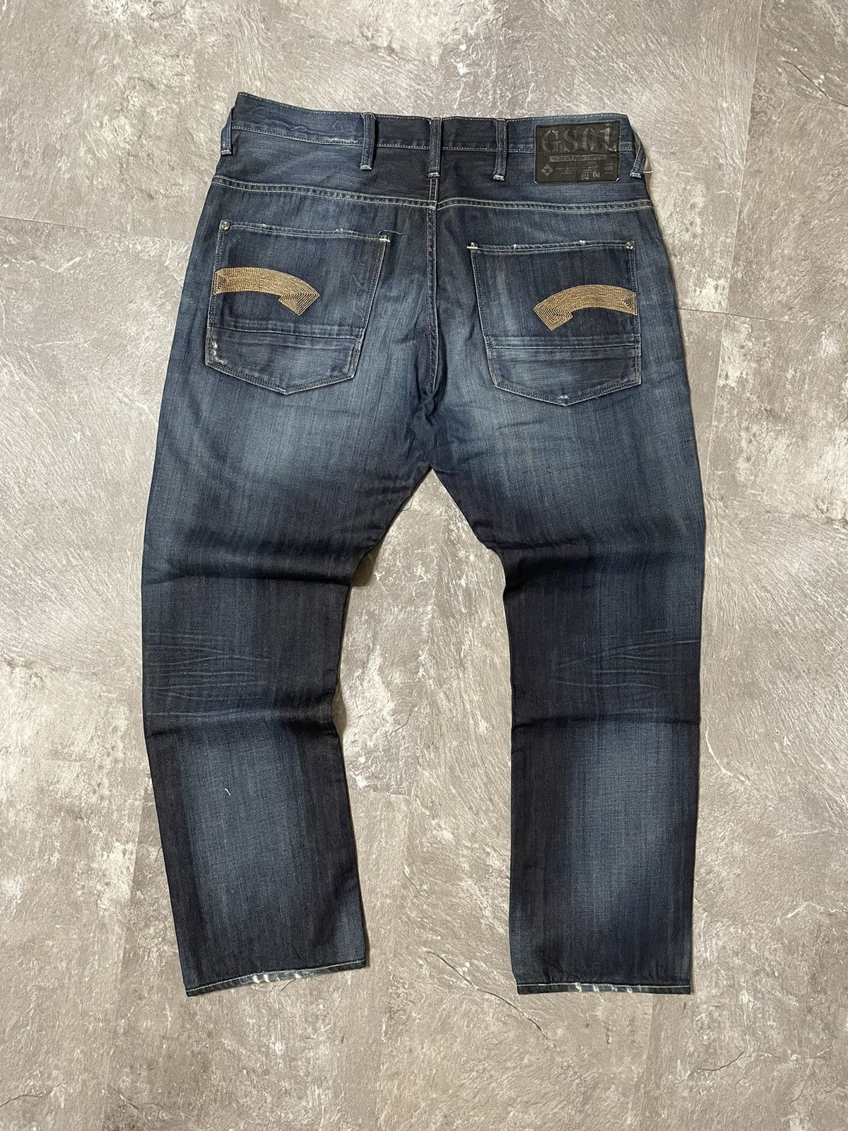 G-Star Vintage Y2K G Star Raw Big Logo Denim Pants Streetwear Y2k Size US 36 / EU 52 - 1 Thumbnail