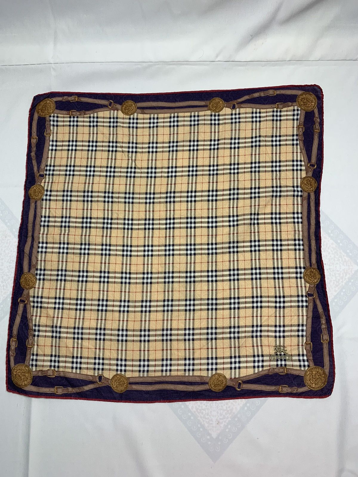 Burberry Vintage Burberry Handkerchief / Neckerchief / Bandana Size ONE SIZE - 3 Thumbnail