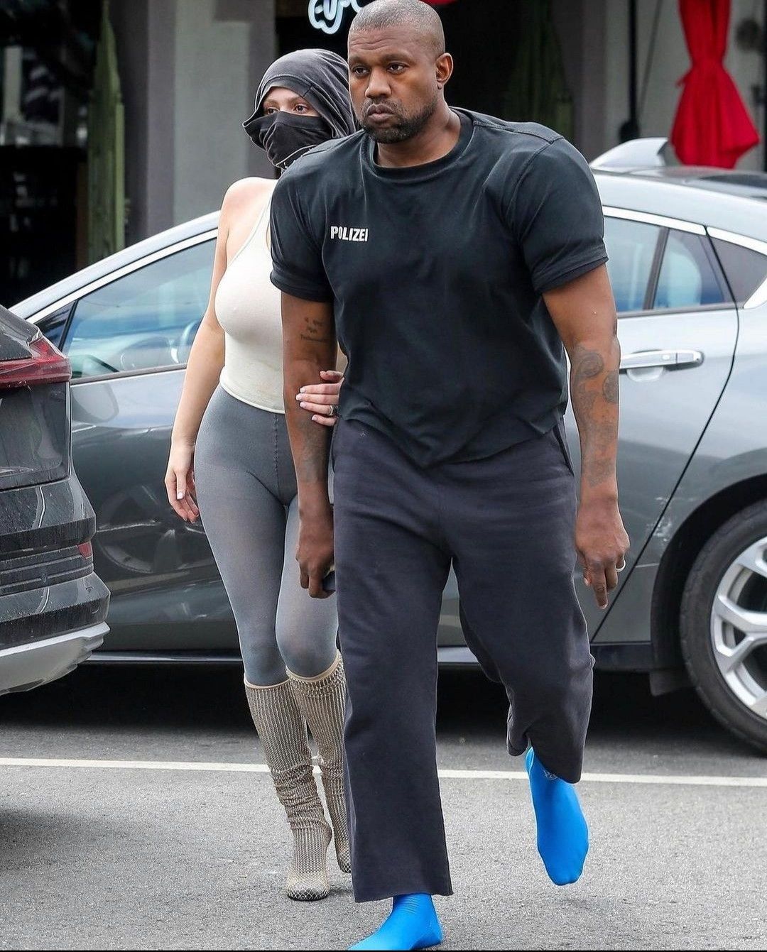 Gildan Polizei Big Logo Tee Shirt Vetements Style Kanye West Size US XXL / EU 58 / 5 - 3 Thumbnail