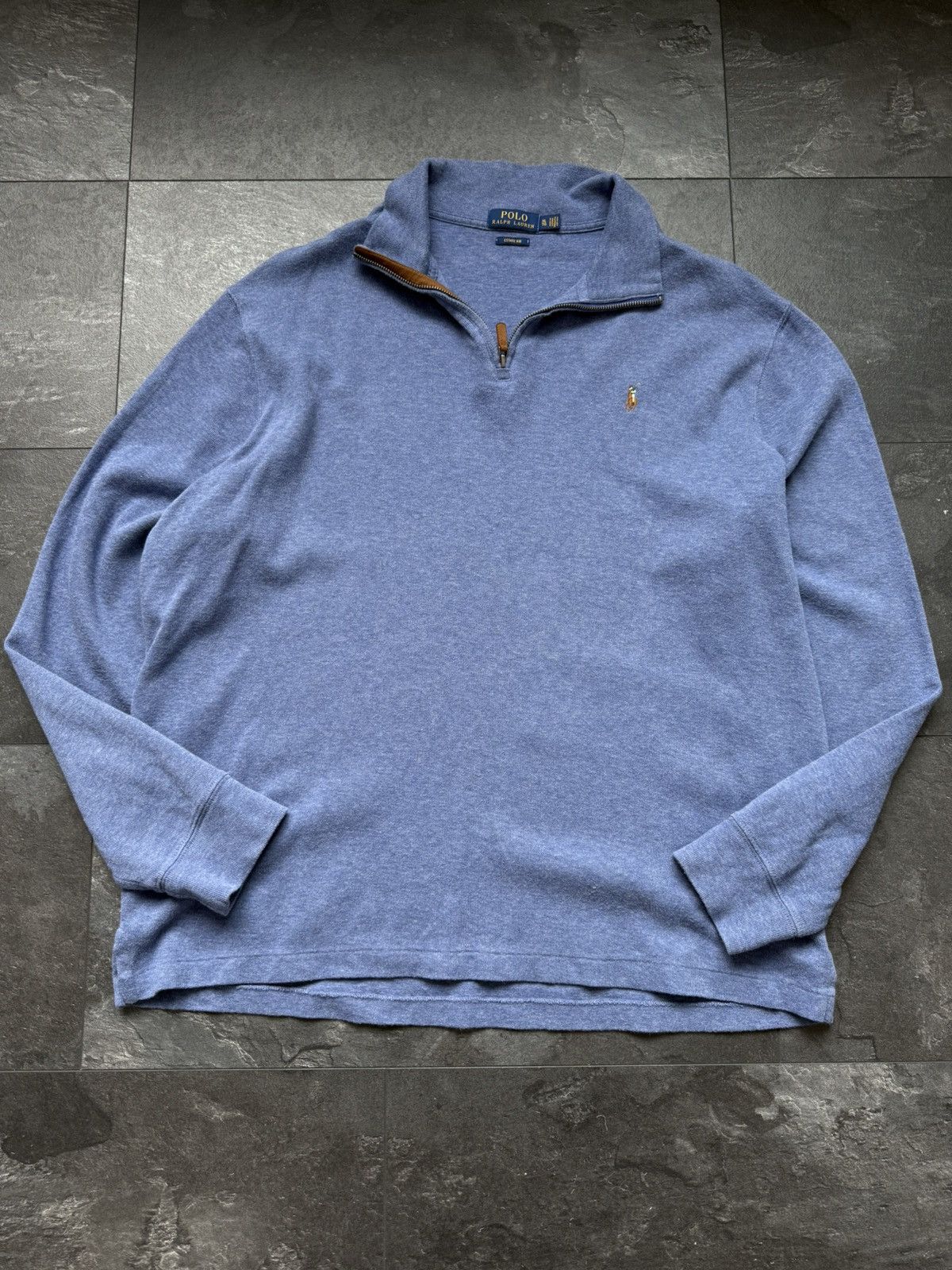 Polo Ralph Lauren × Streetwear × Vintage Vintage polo Ralph Lauren 1/3 zip sweatshirt Size US XL / EU 56 / 4 - 1 Thumbnail