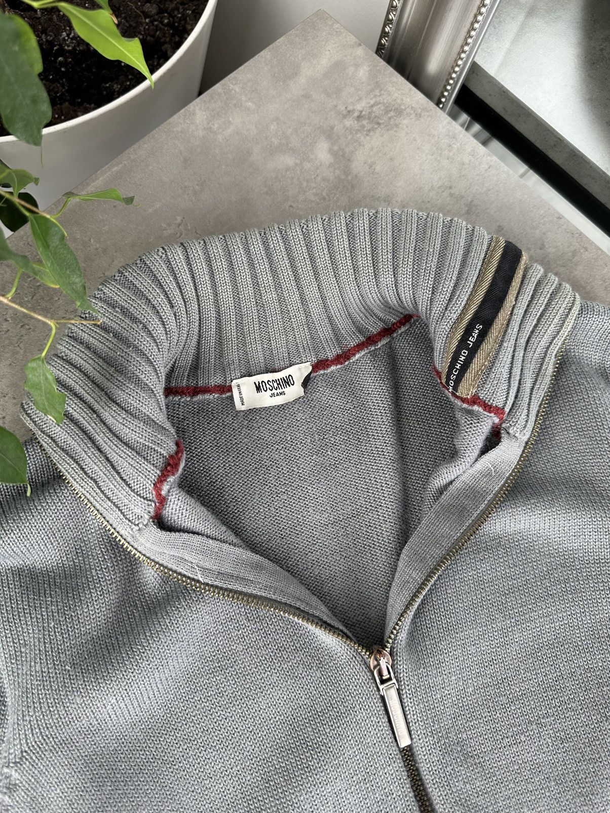 Moschino Moschino Vintage Zip Cardigan Size US S / EU 44-46 / 1 - 4 Thumbnail