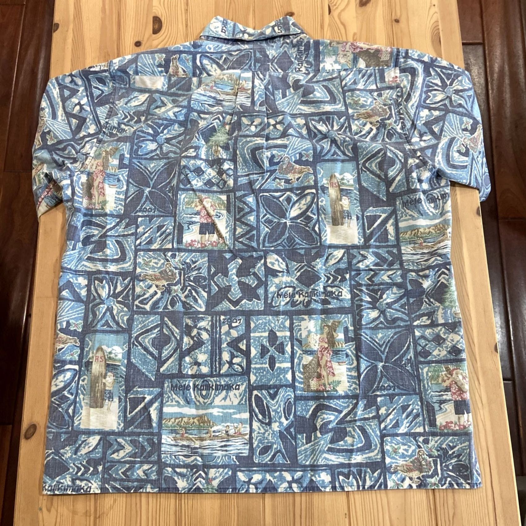 Reyn Spooner VINTAGE Reyn Spooner Mele Kalikimaka 2007 Hawaiian Shirt L Christmas Santa Pullover Size US L / EU 52-54 / 3 - 5 Thumbnail