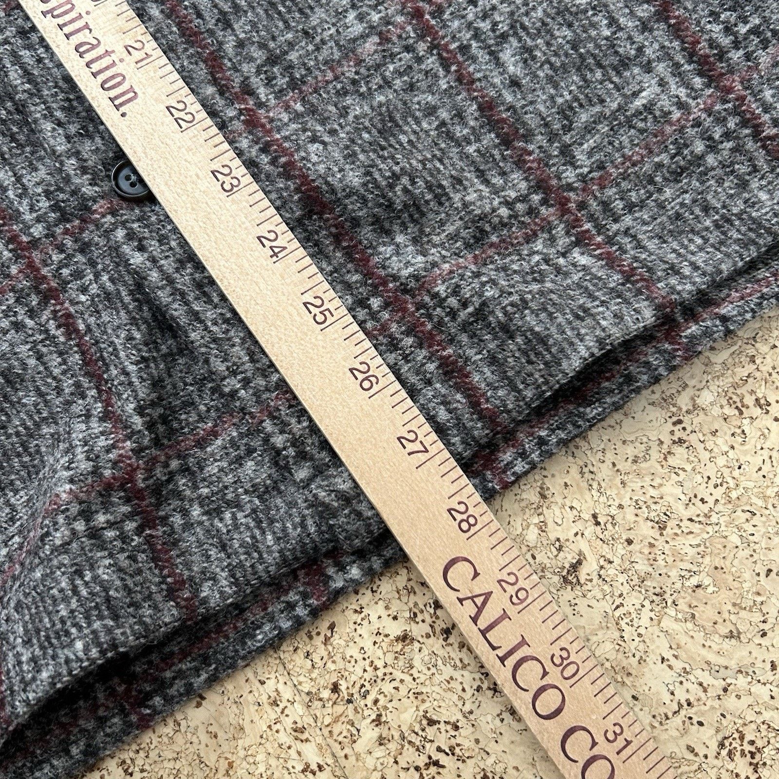 Universal Works Wool Plaid Camp Collar Board Shirt Button Up Small Size US S / EU 44-46 / 1 - 6 Thumbnail