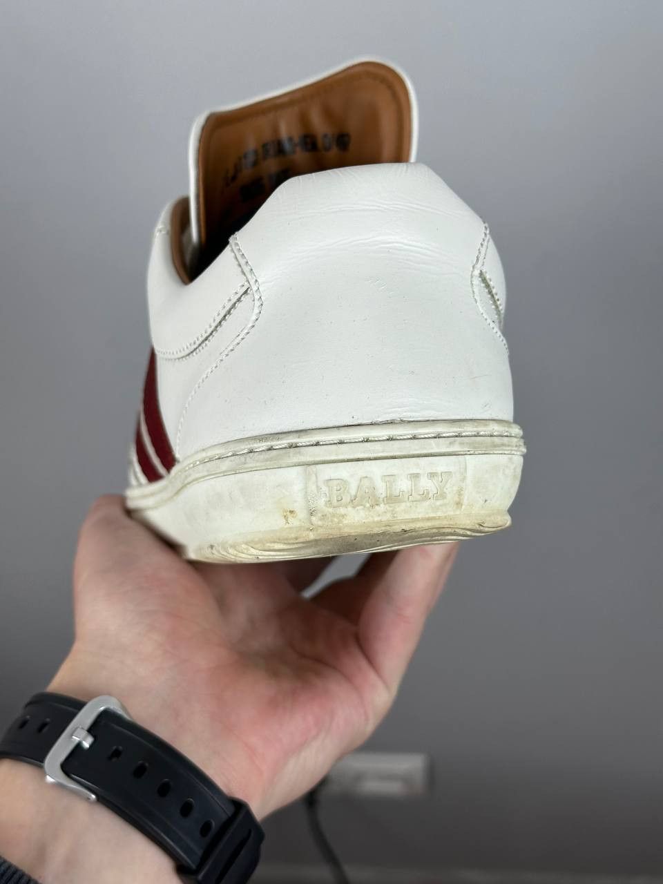 Bally BALLY Oriano White Leather Sneakers Men’s Shoes Size US 8 Size US 8 / EU 41 - 7 Thumbnail