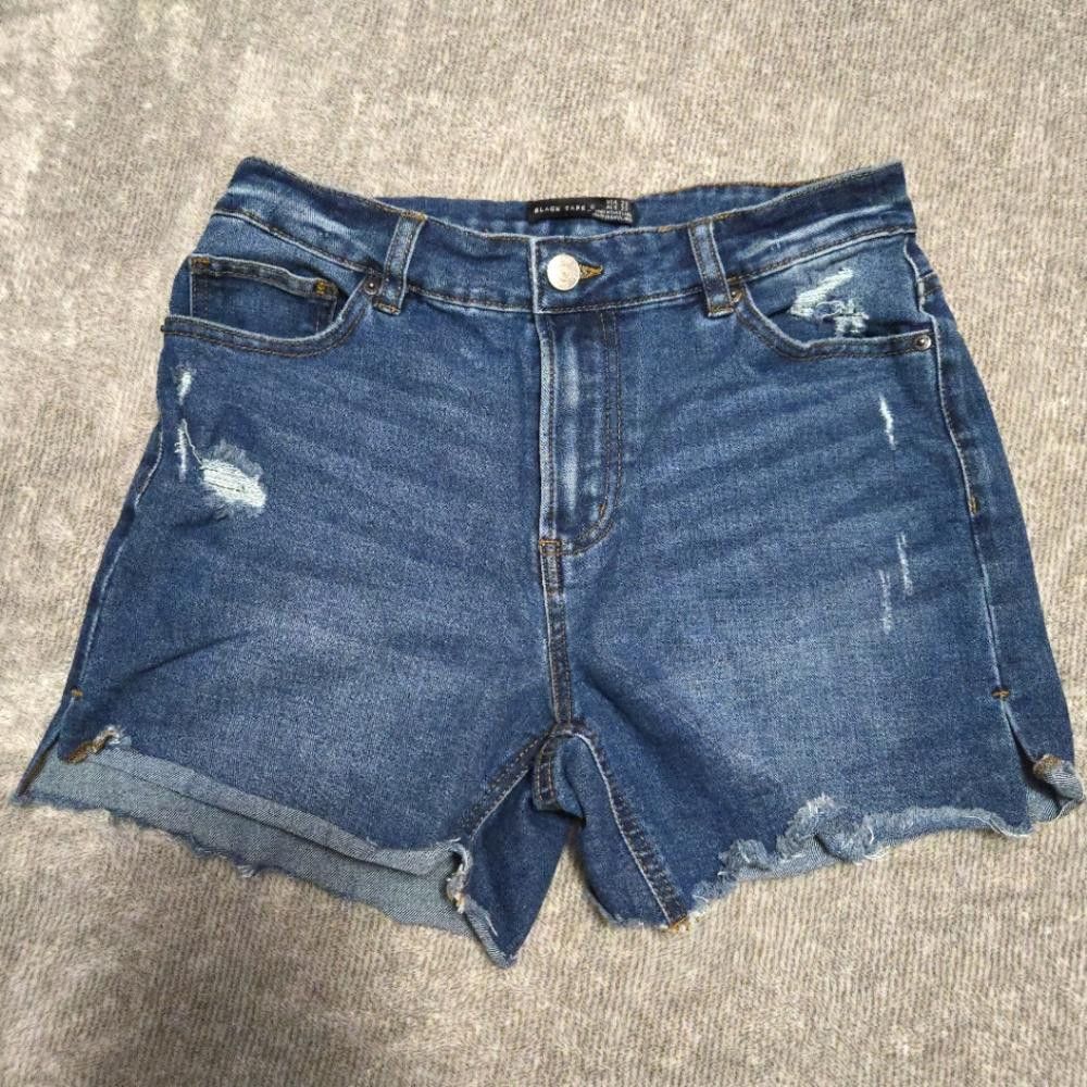 Other Black Tape Jean Shorts Size 25" / US 0 / IT 36 - 1 Thumbnail