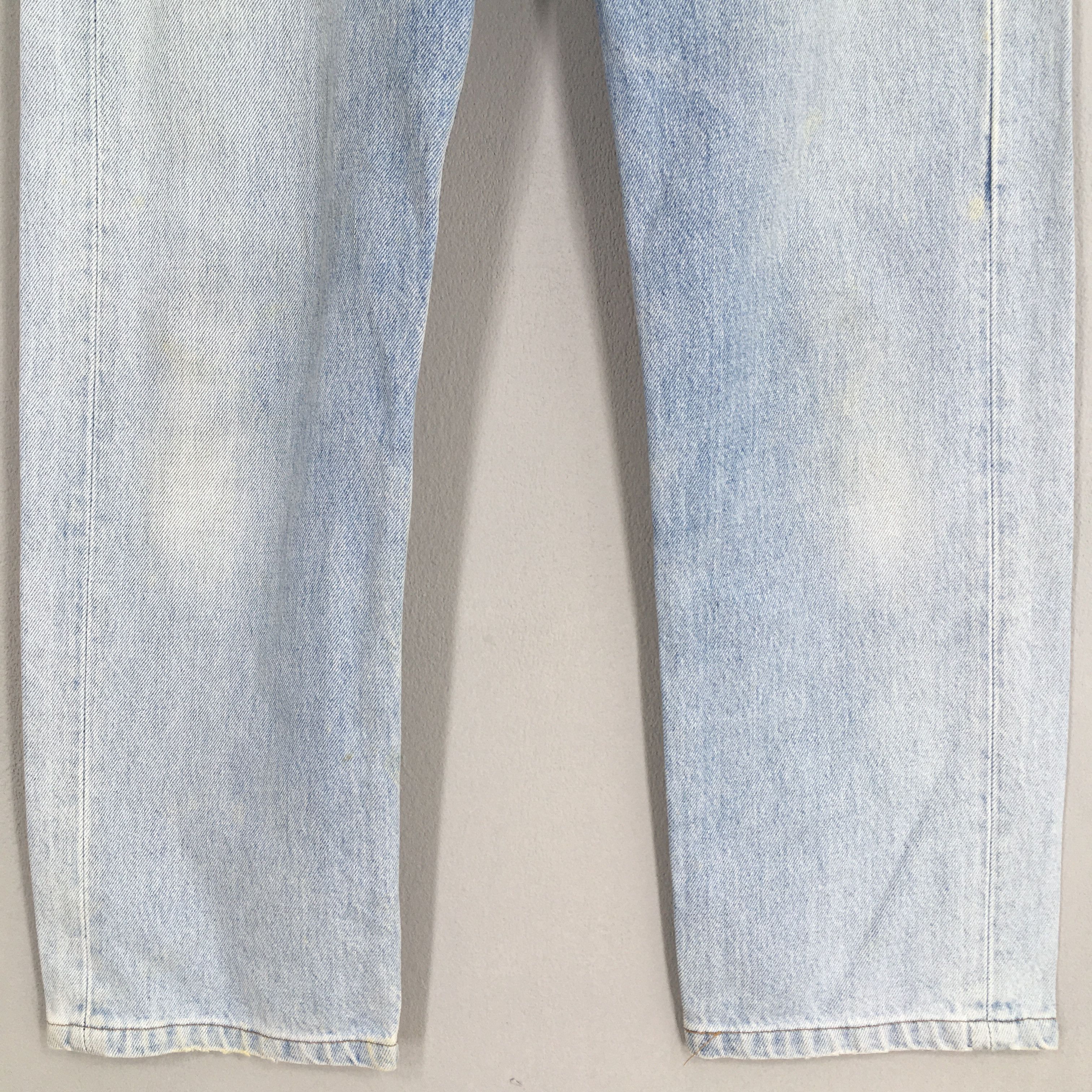 Levi's Size 28x28 Vintage 90s Levi's 501 Faded Blue Jeans S1813 Size US 28 / EU 44 - 4 Thumbnail