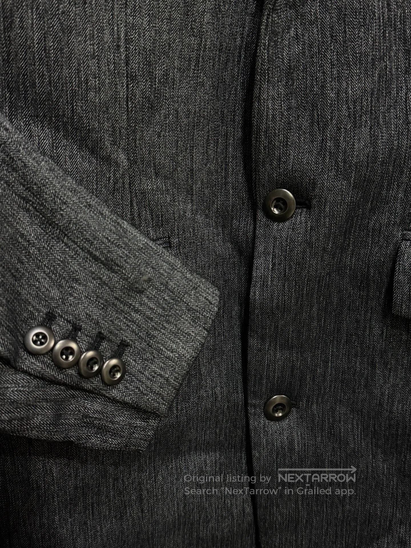 Schlussel vintage silk blend textured blazer with burgundy lining. Size US M / EU 48-50 / 2 - 3 Thumbnail
