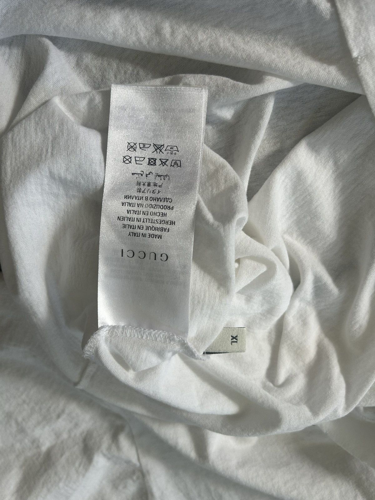 Gucci Gucci Logo Tee White Size US XL / EU 56 / 4 - 5 Thumbnail