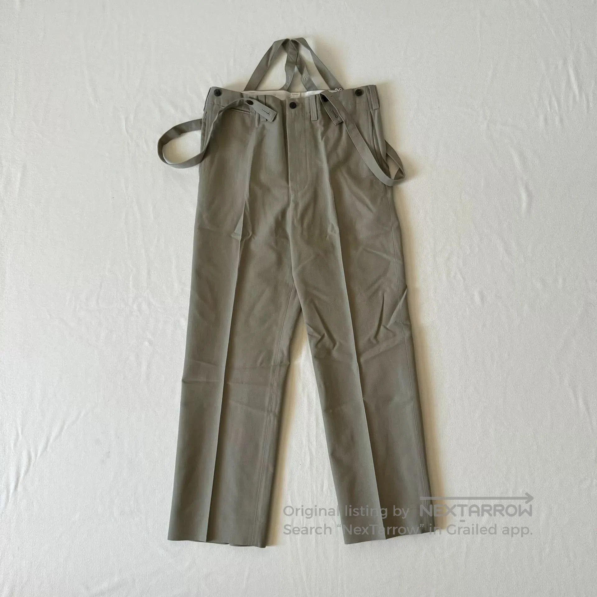 Visvim VISVIM 24SS Khaki Suspender Pants. Size US 36 / EU 52 - 1 Thumbnail