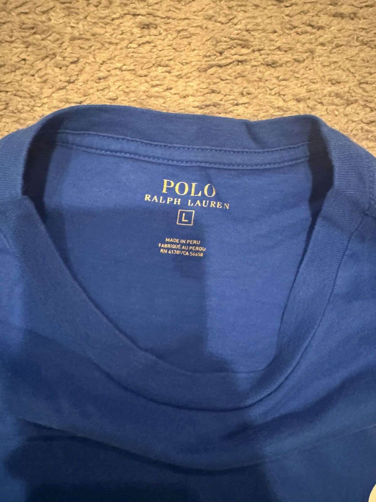 Polo Ralph Lauren Youth blue polo sport t shirt Size US L / EU 52-54 / 3 - 3 Thumbnail