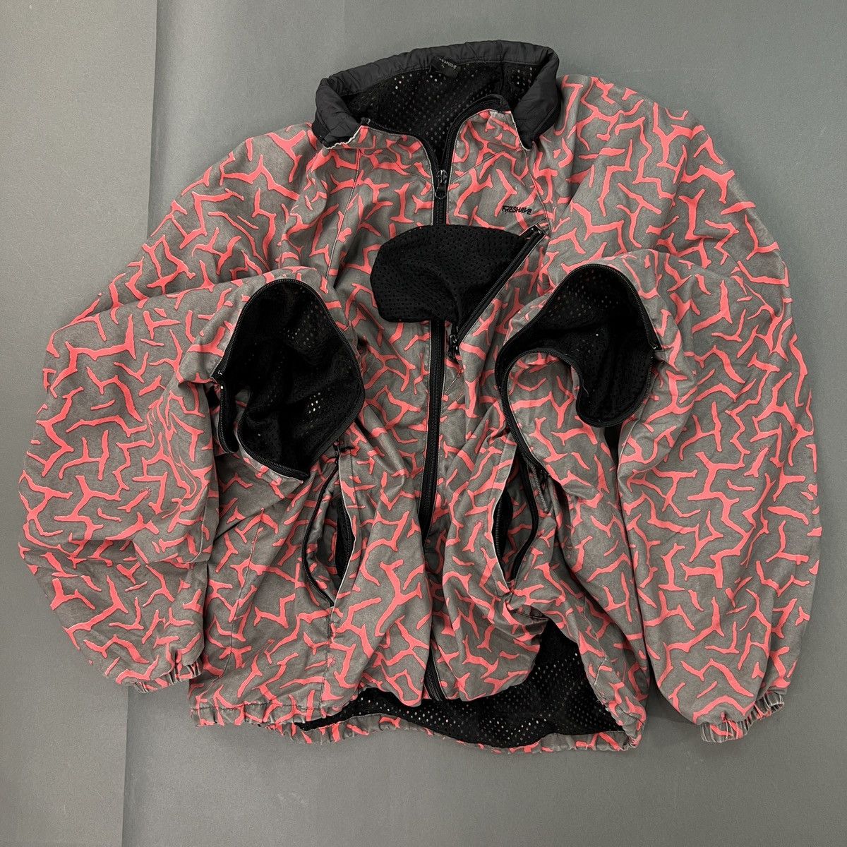 Freshjive FRESHJIVE Zip Up Bomber Jacket Size US XL / EU 56 / 4 - 6 Thumbnail