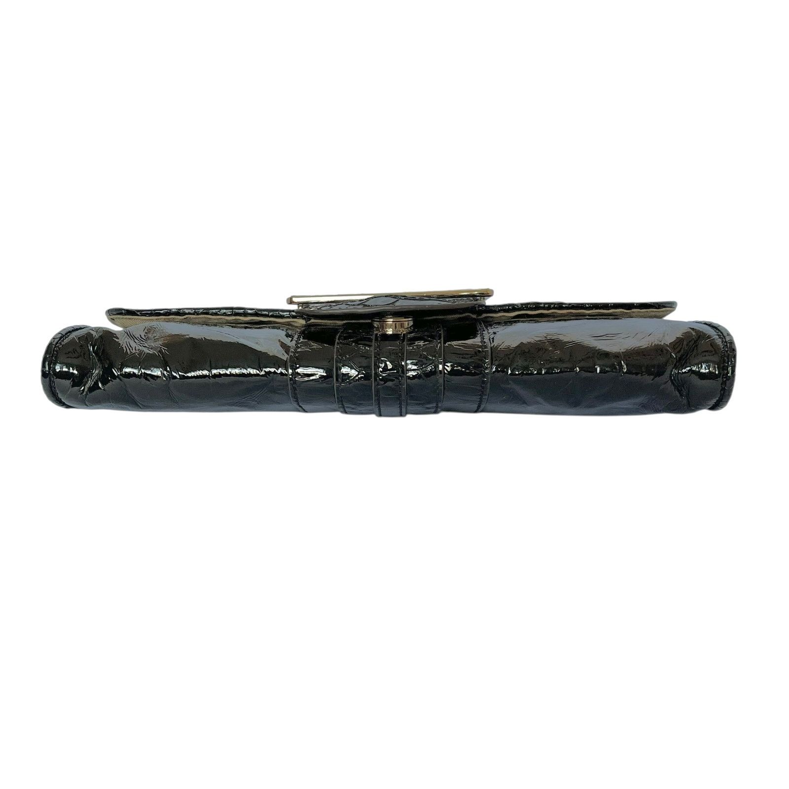 Anya Hindmarch × Target Basics Anya Hindmarch x Target Black Patent Faux Leather Clutch Bag Size ONE SIZE - 8 Thumbnail