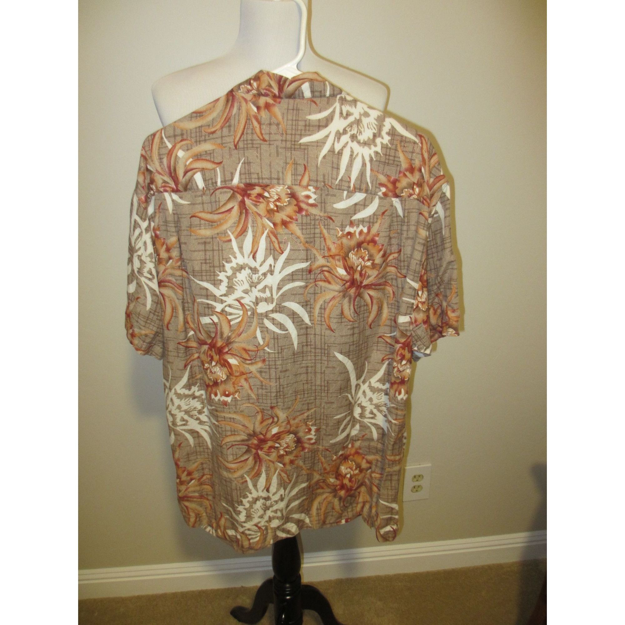 Other Caribbean Joe Mens Hawaiian Shirt Tropical Floral Print Shor Size US S / EU 44-46 / 1 - 2 Thumbnail
