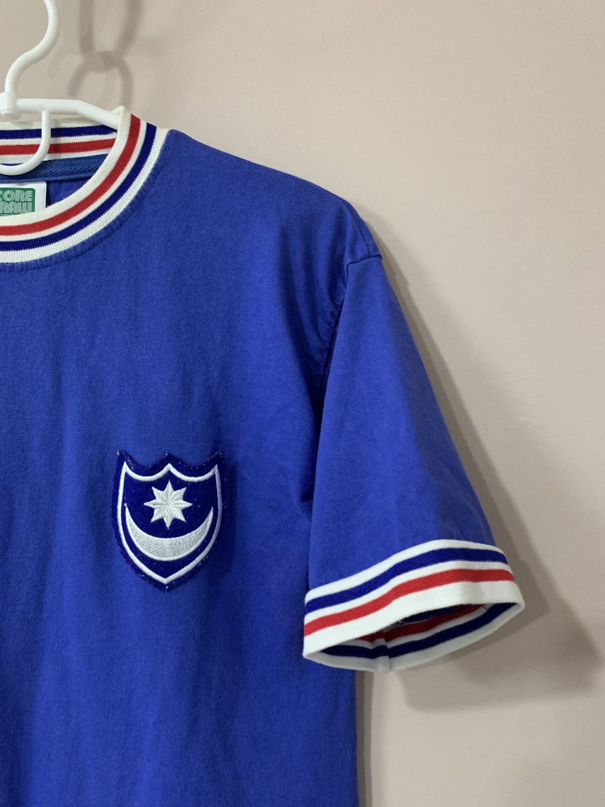 Vintage Portsmouth Home Football Shirt Retro Score Draw Soccer Size US M / EU 48-50 / 2 - 3 Thumbnail