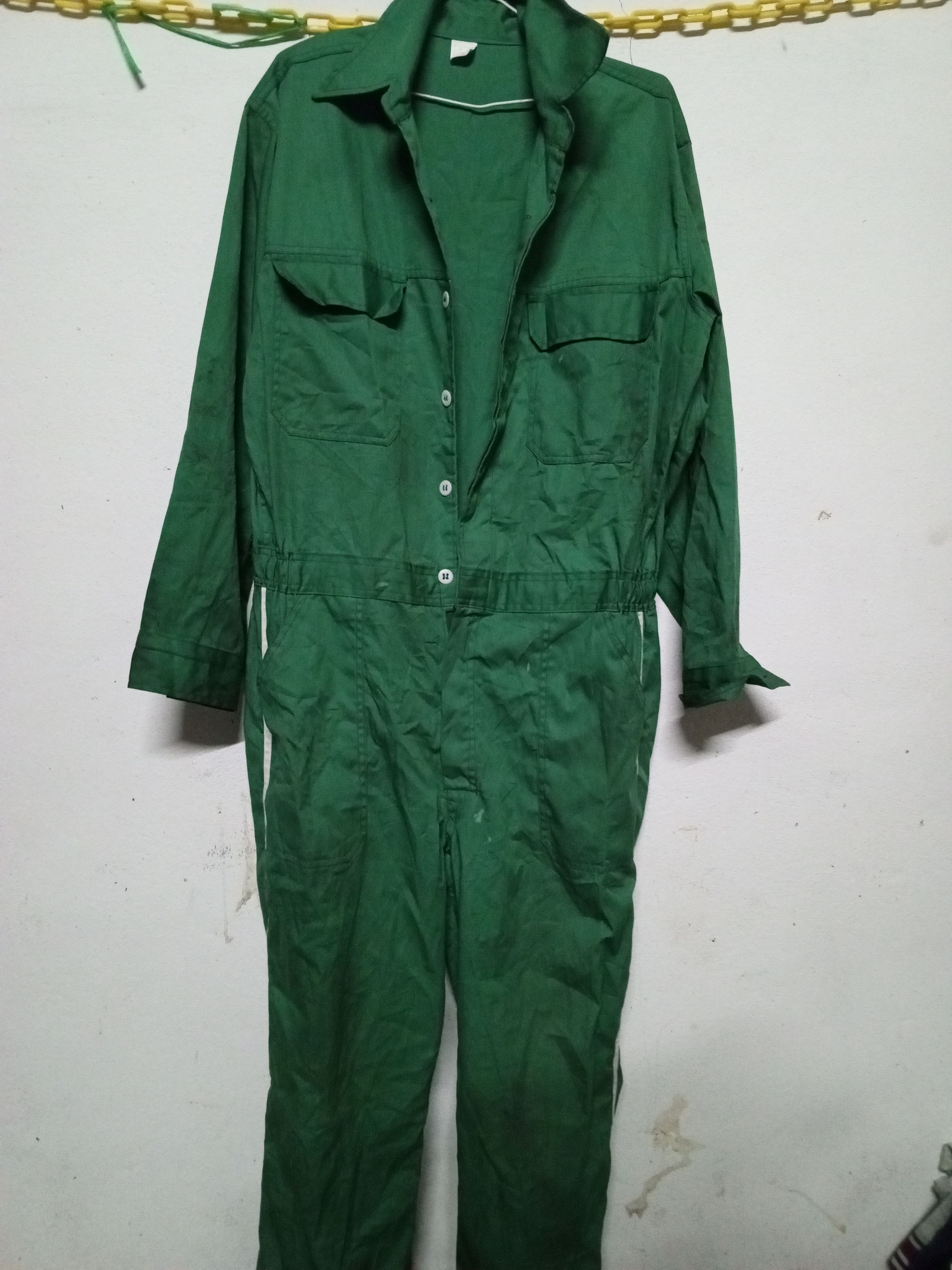 Japanese Brand 90s Mitsubishi motor overall green Size US 38 / EU 54 - 4 Thumbnail