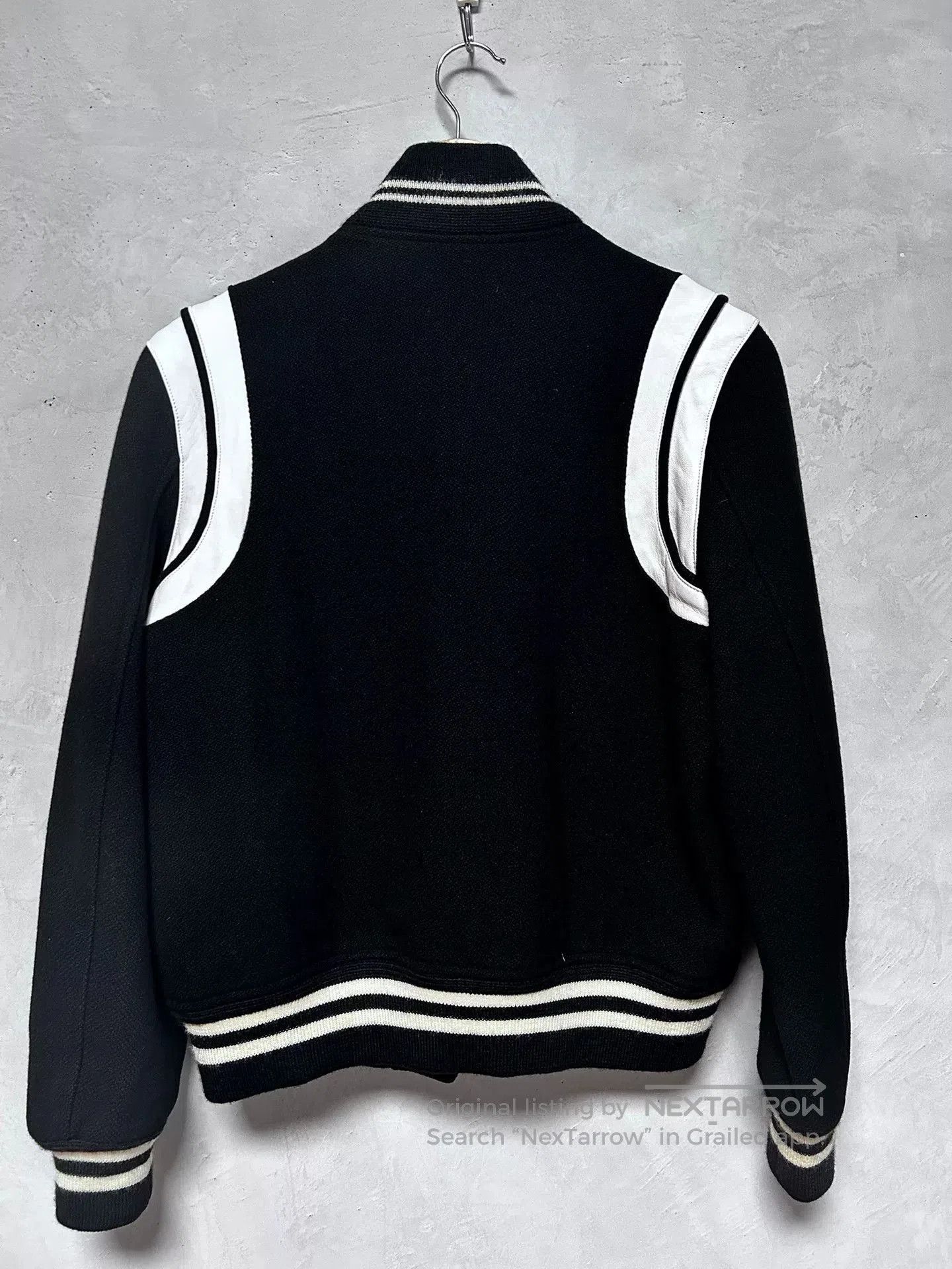 Saint Laurent Paris Saint Laurent Classic Black and White Baseball Jacket. Size US XS / EU 42 / 0 - 2 Thumbnail