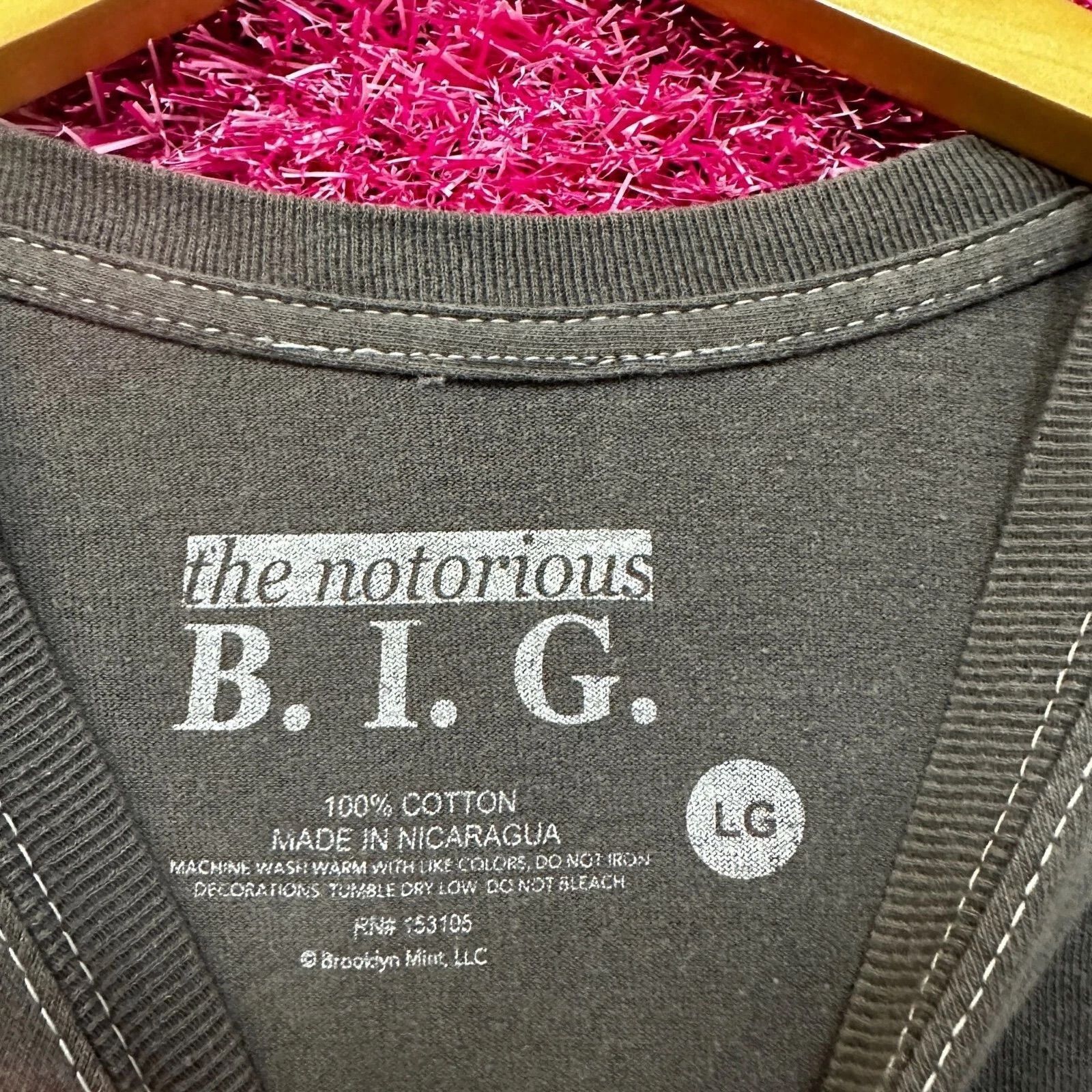 Rap Tees Notorious BIG Life After Death Rap Tshirt size Large Size US L / EU 52-54 / 3 - 4 Thumbnail