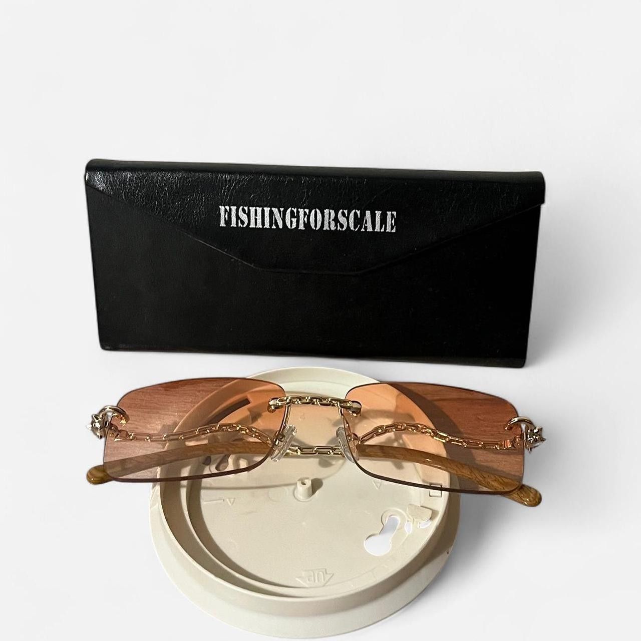 Other Brown and orange vintage fishingforscale sunglasses Size ONE SIZE - 1 Thumbnail