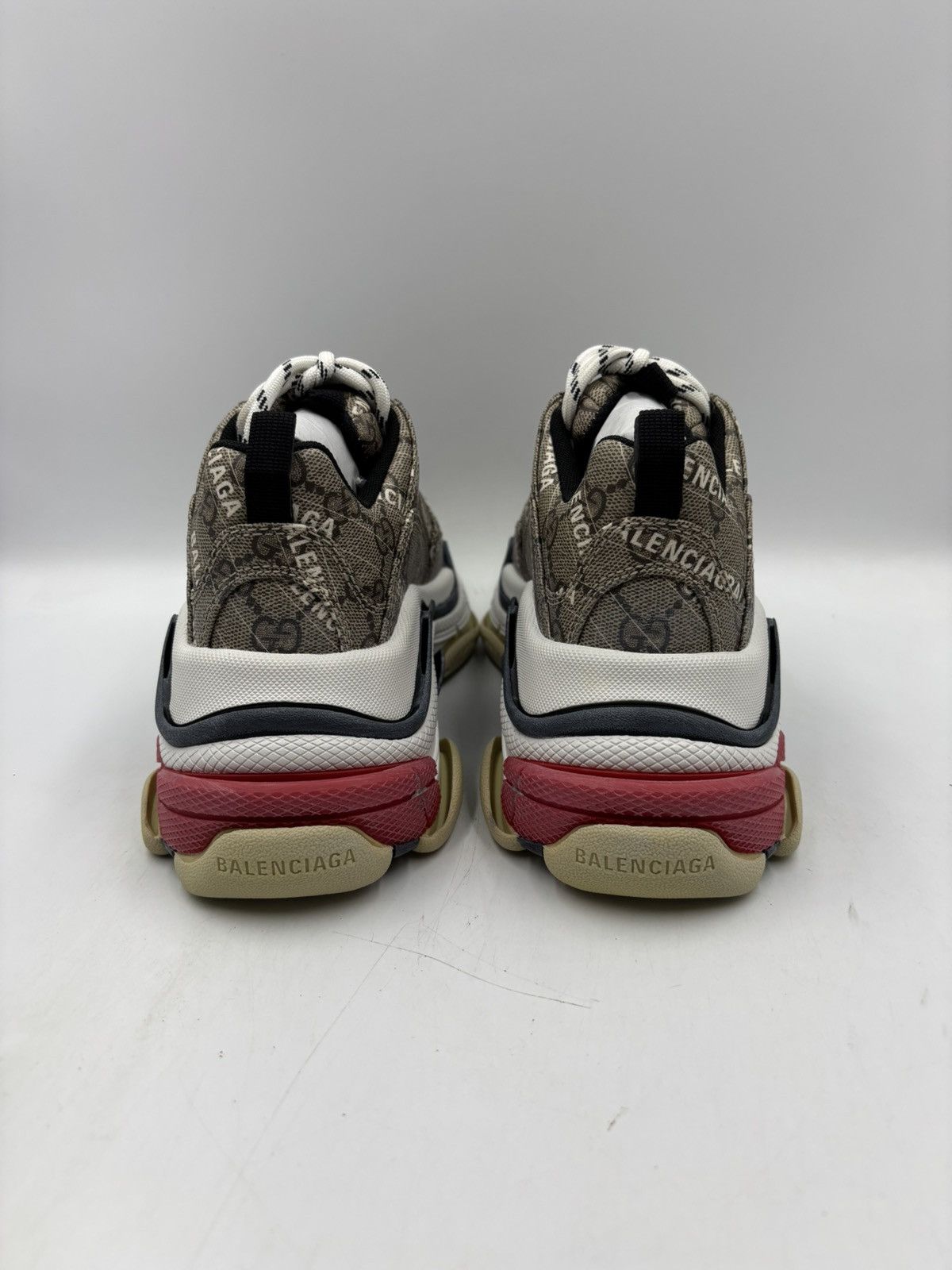 Balenciaga × Gucci Gucci x BB The Hacker Project Triple S Monogram Size US 5 / IT 35 - 3 Thumbnail