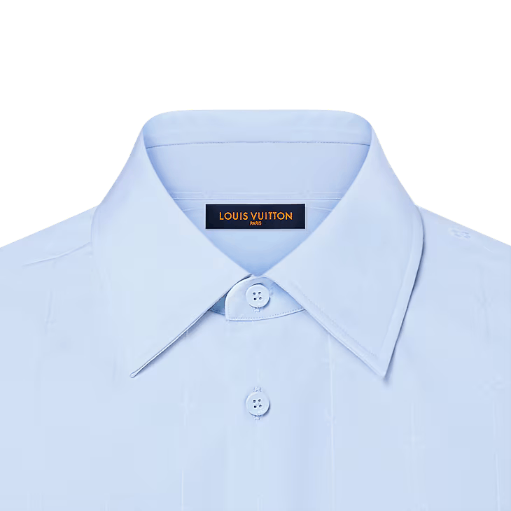 Louis Vuitton Short-Sleeved Cotton Shirt - 42 4L Size 42L - 2 Thumbnail