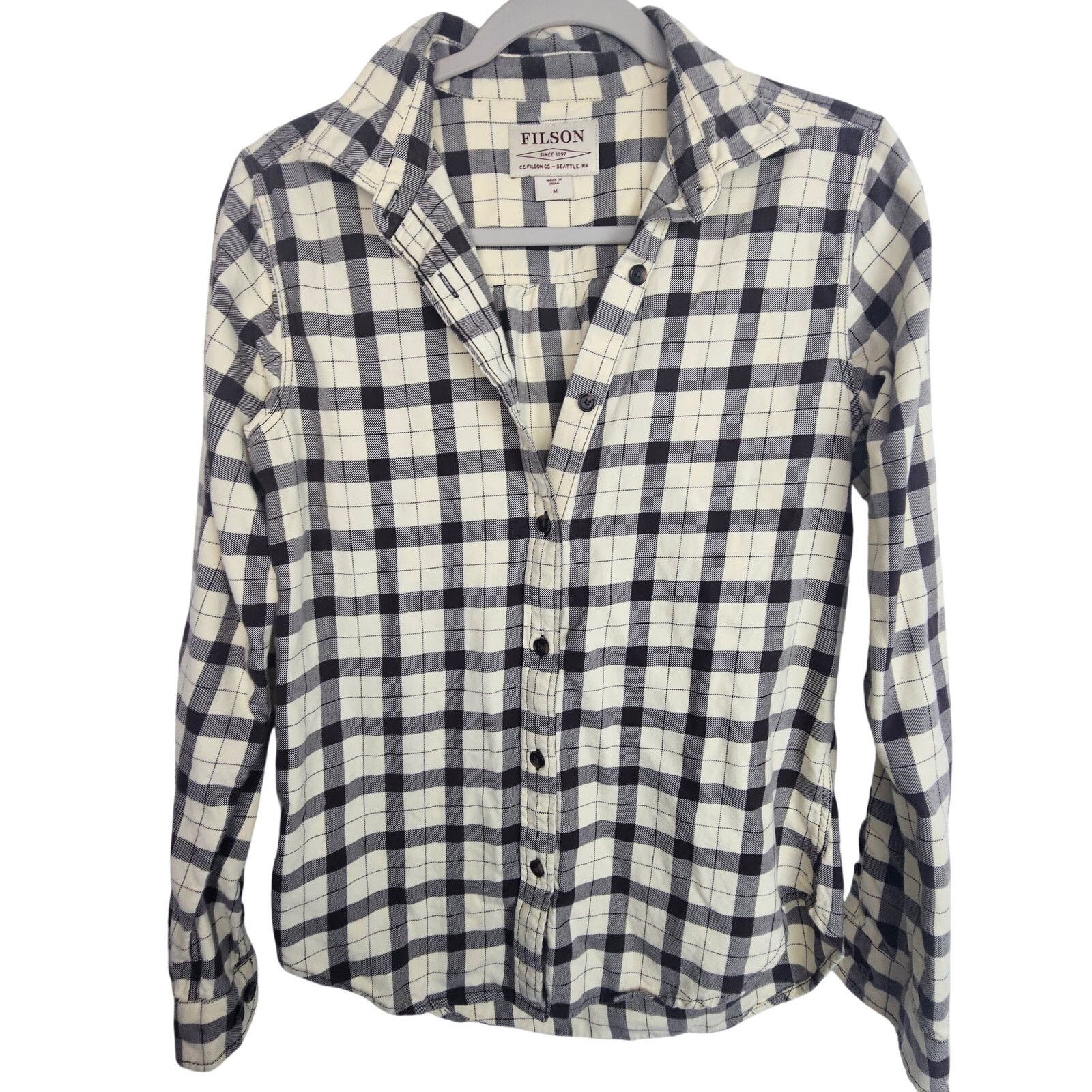 Filson Filson Womens Plaid Flannel Shirt Sz M Gorpcore Outdoor Size M / US 6-8 / IT 42-44 - 1 Thumbnail