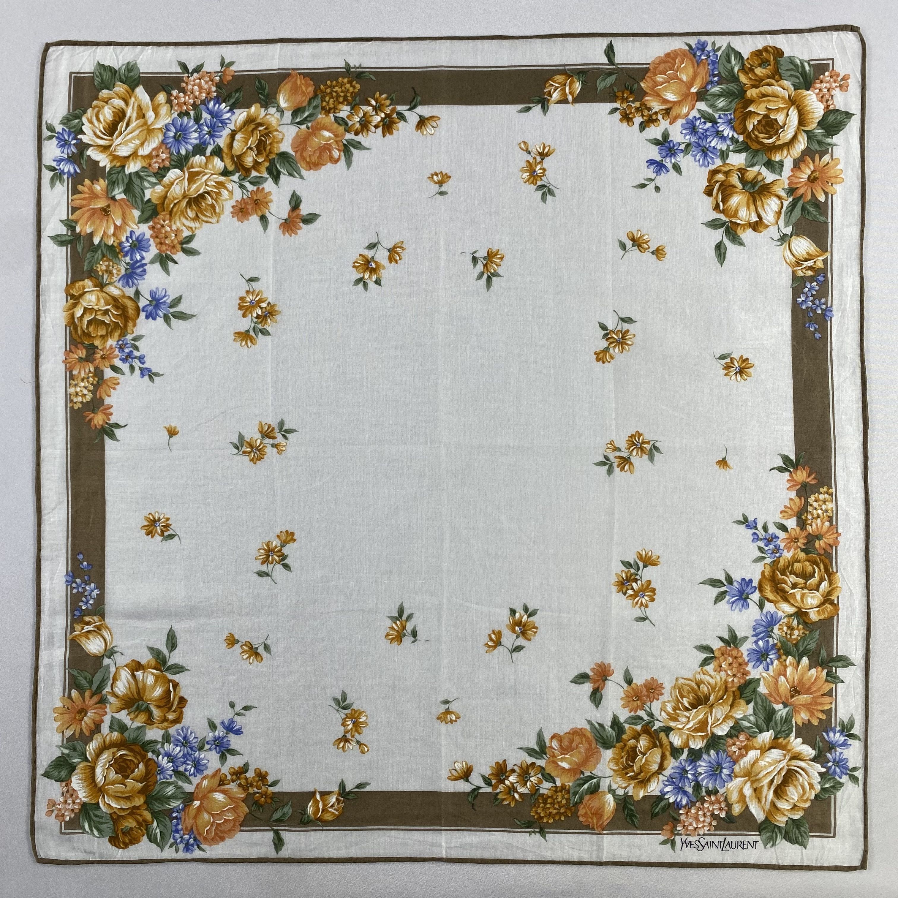 Vintage Yves Saint Laurent Handkerchief / Neckerchief-P1197 Size ONE SIZE - 1 Thumbnail