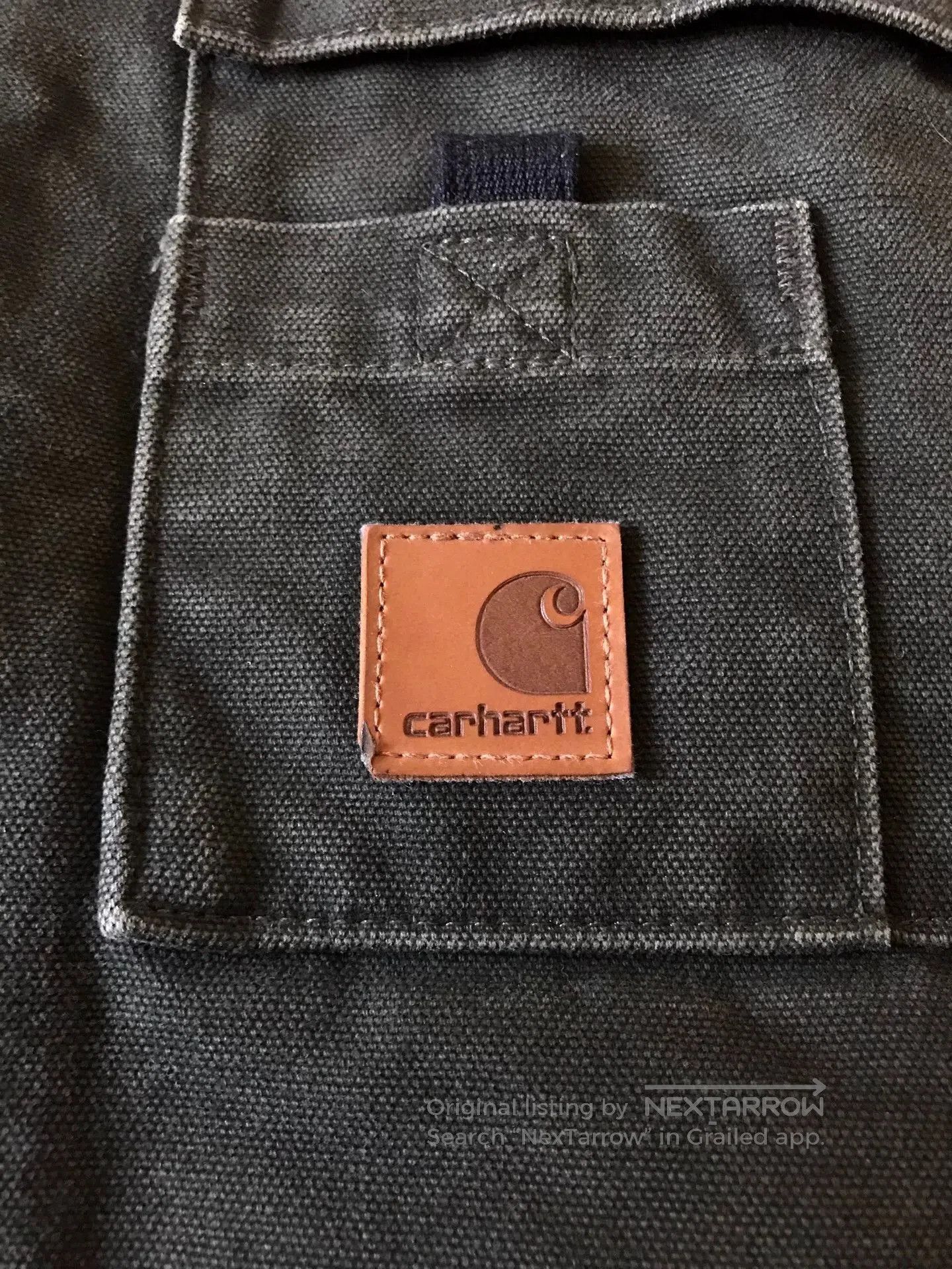 Carhartt Carhartt J284 Washed Canvas Hooded Jacket. Size US M / EU 48-50 / 2 - 7 Thumbnail